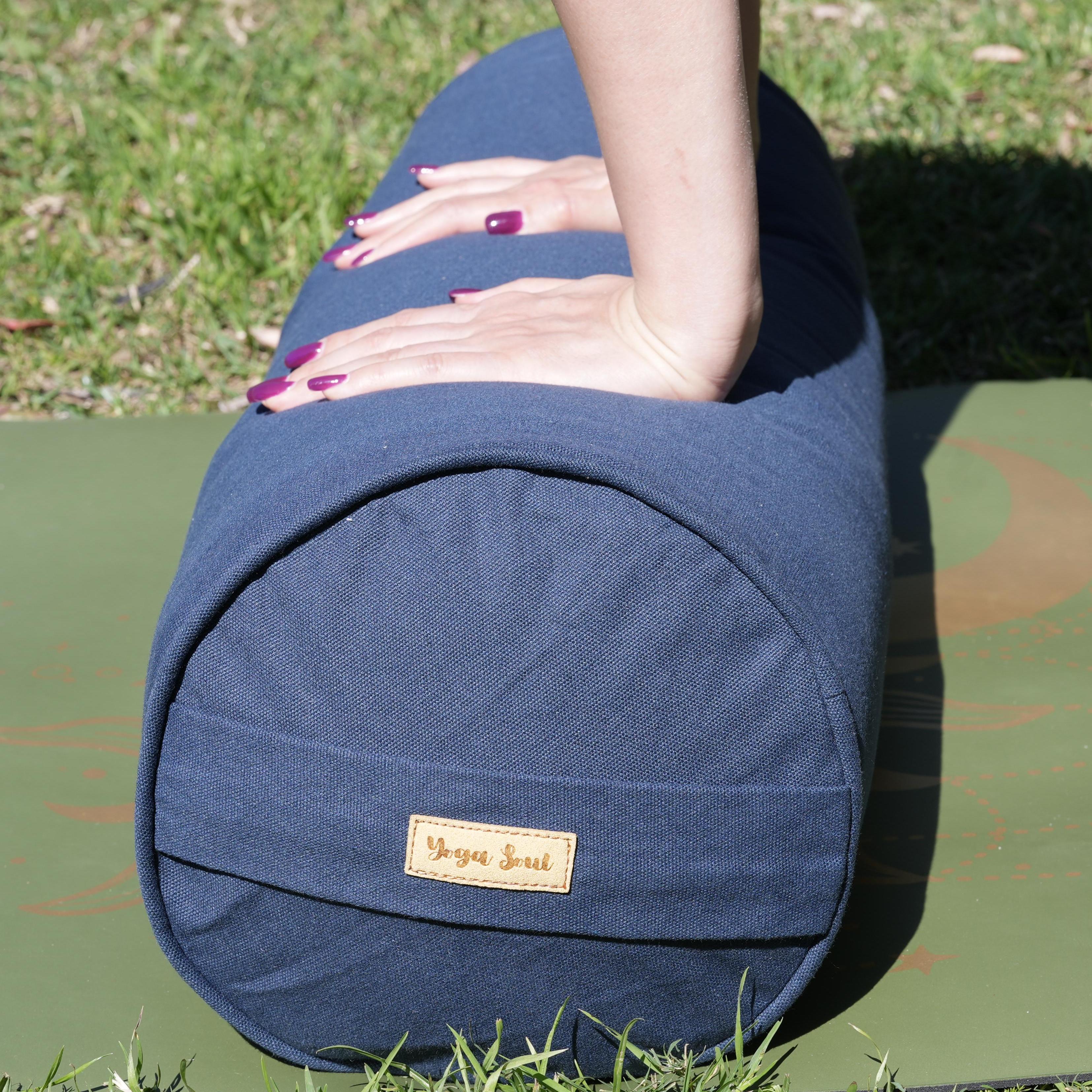 Round Yoga Bolster | Pure | Navy