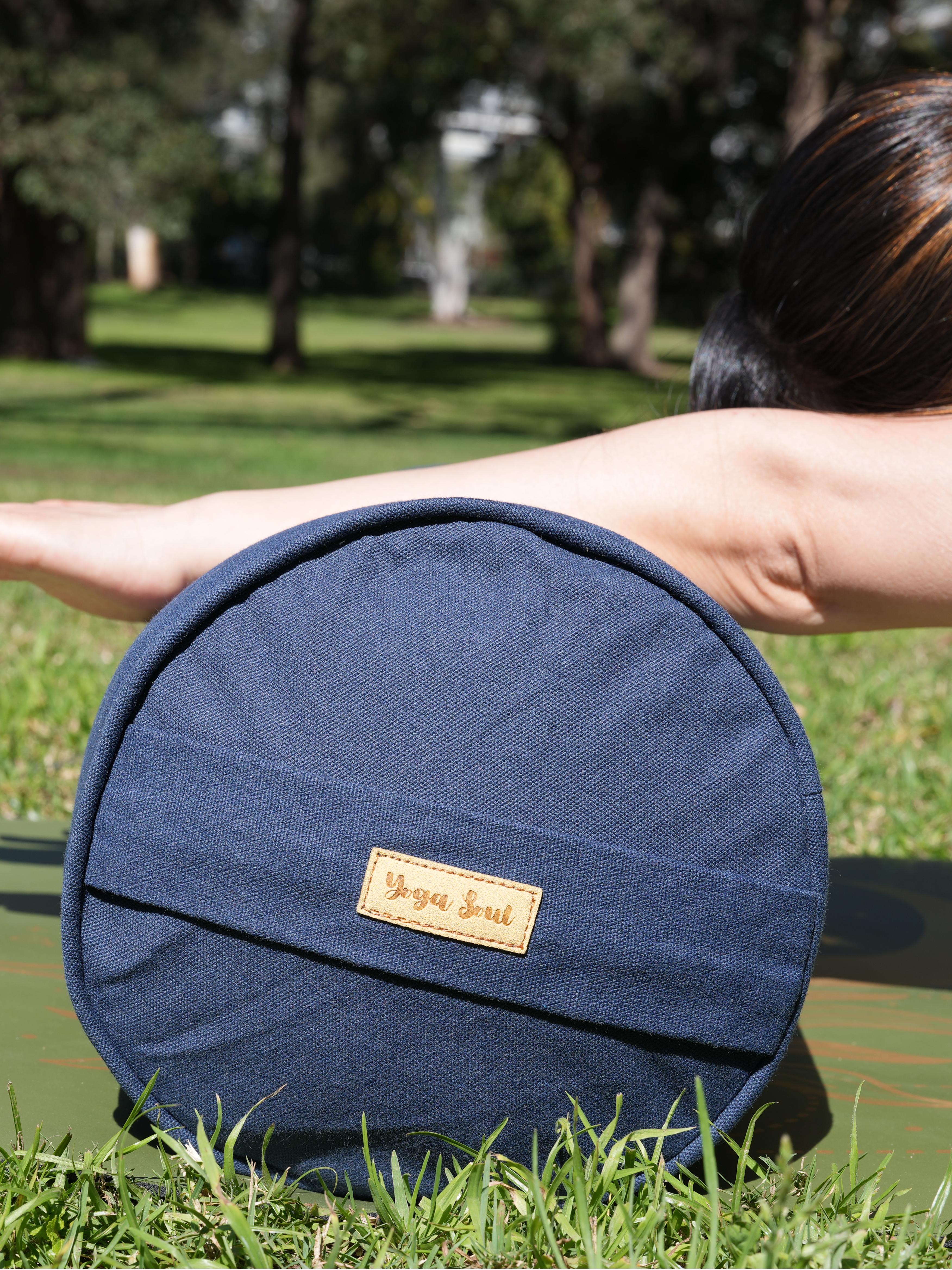 Round Yoga Bolster | Pure | Navy