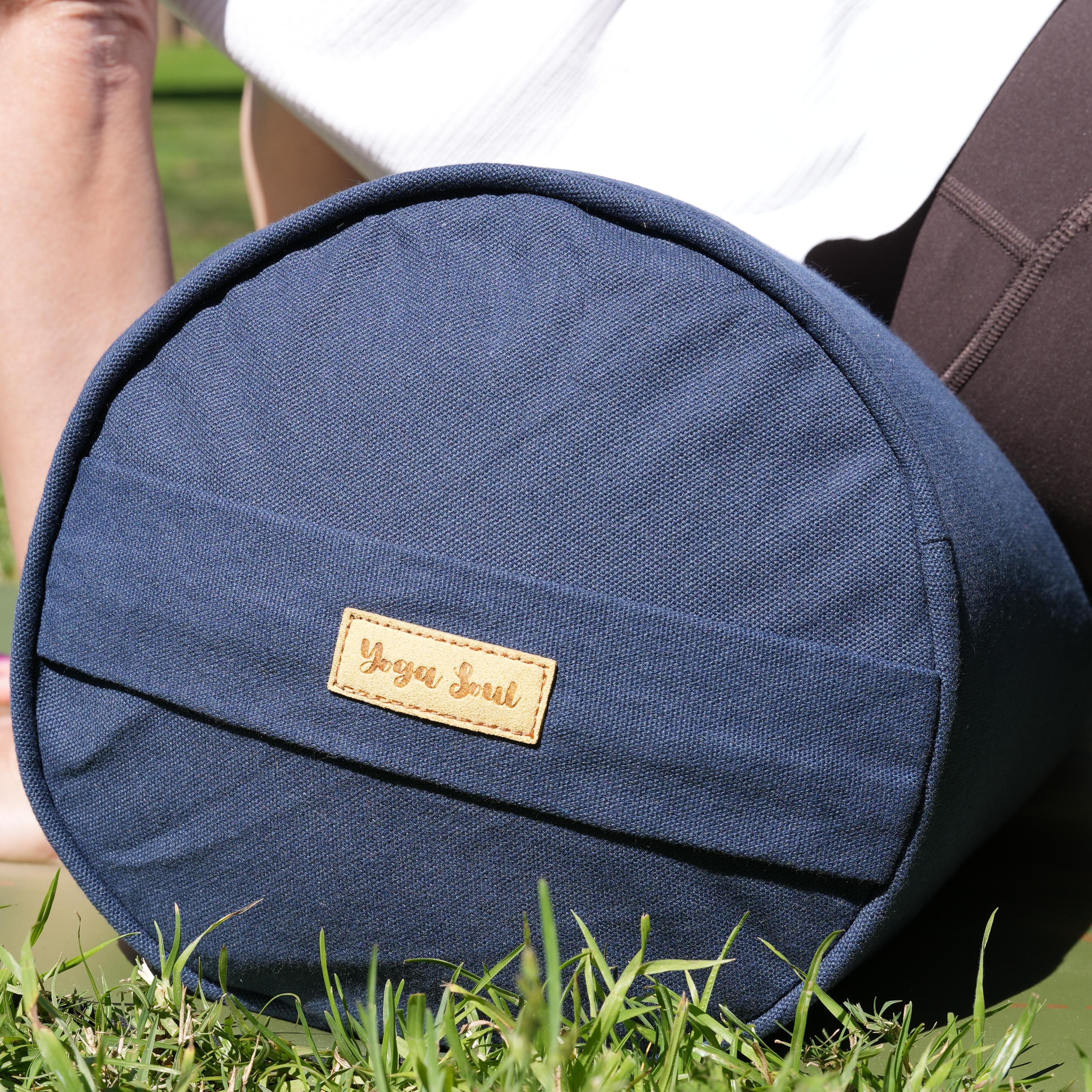 Round Yoga Bolster | Pure | Navy