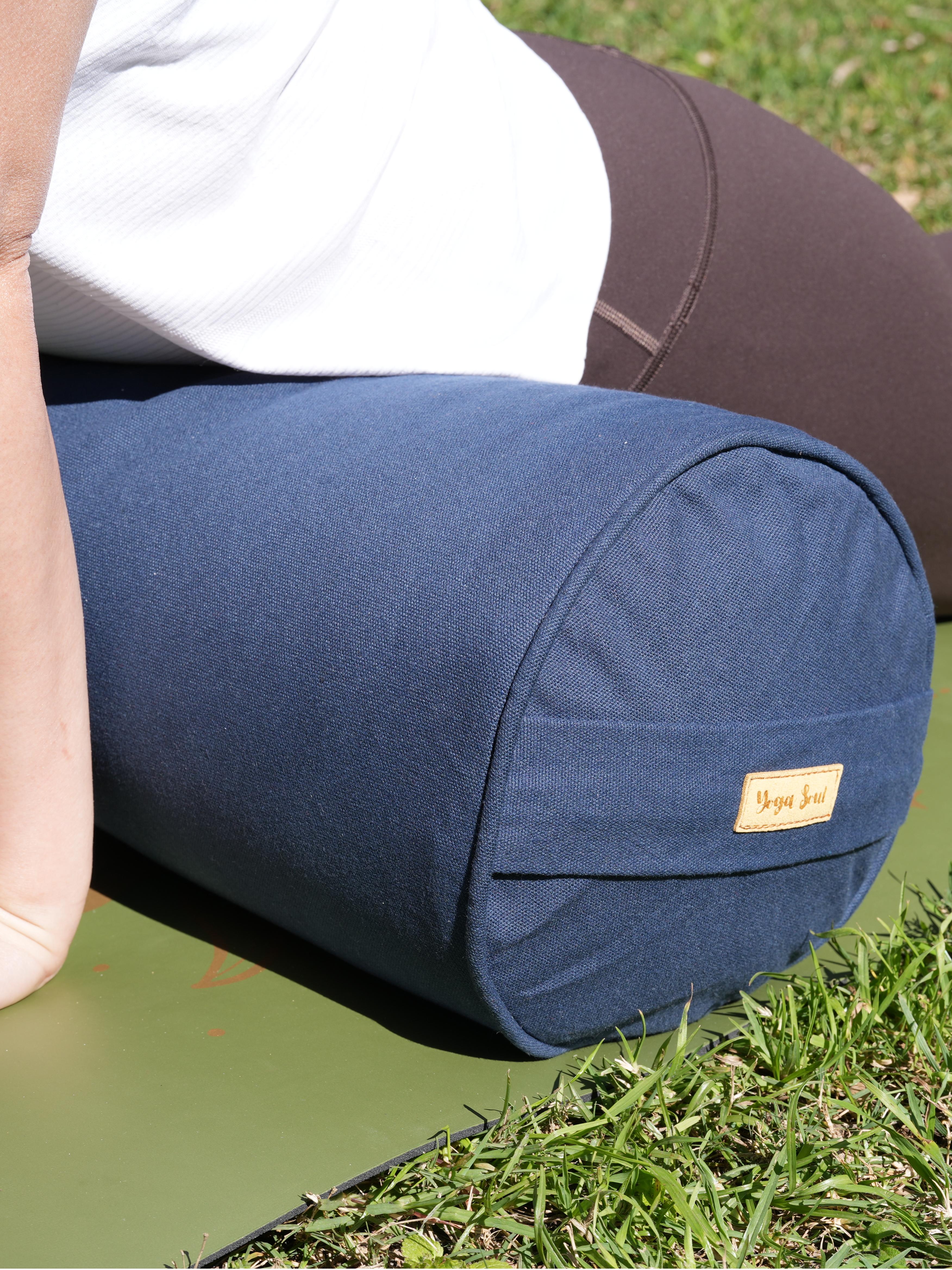 Round Yoga Bolster | Pure | Navy