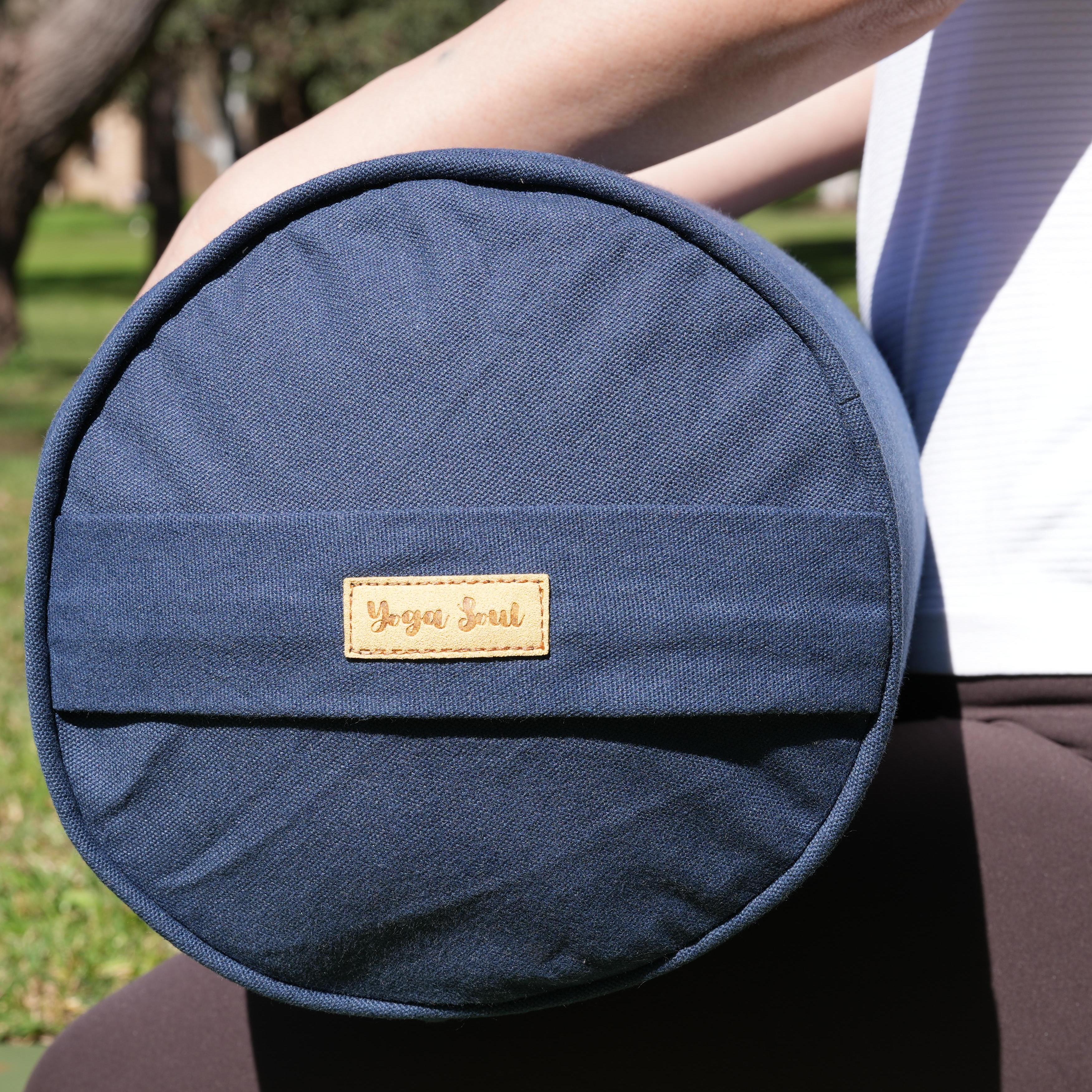 Round Yoga Bolster | Pure | Navy