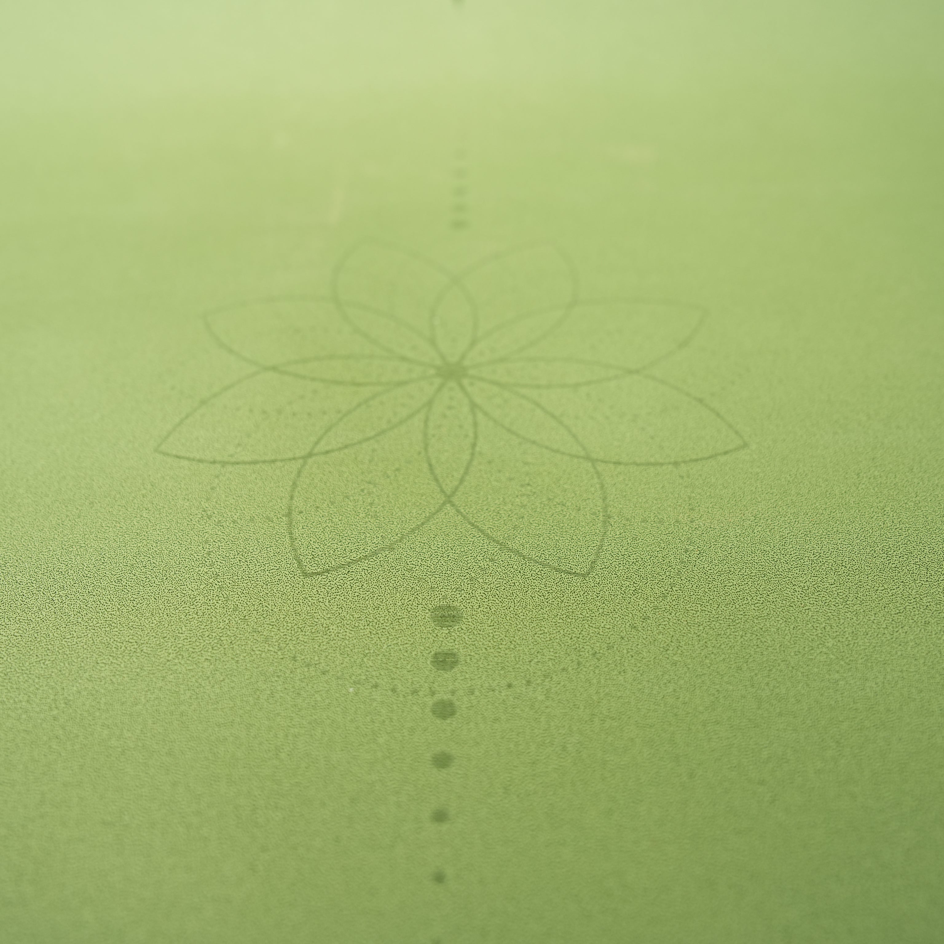 PowerPro Yoga Mat | Olive Mandala