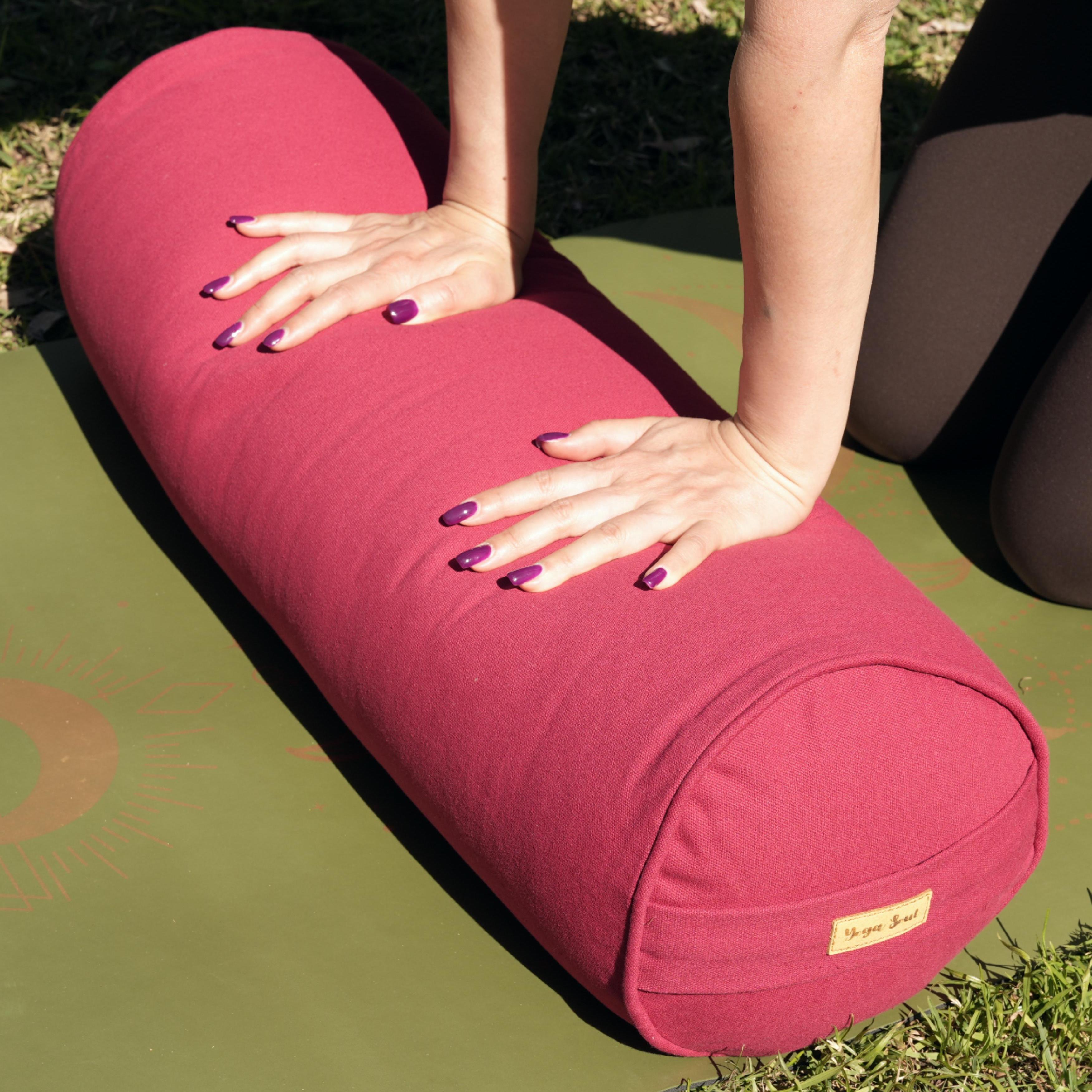 Round Yoga Bolster | Pure | Red