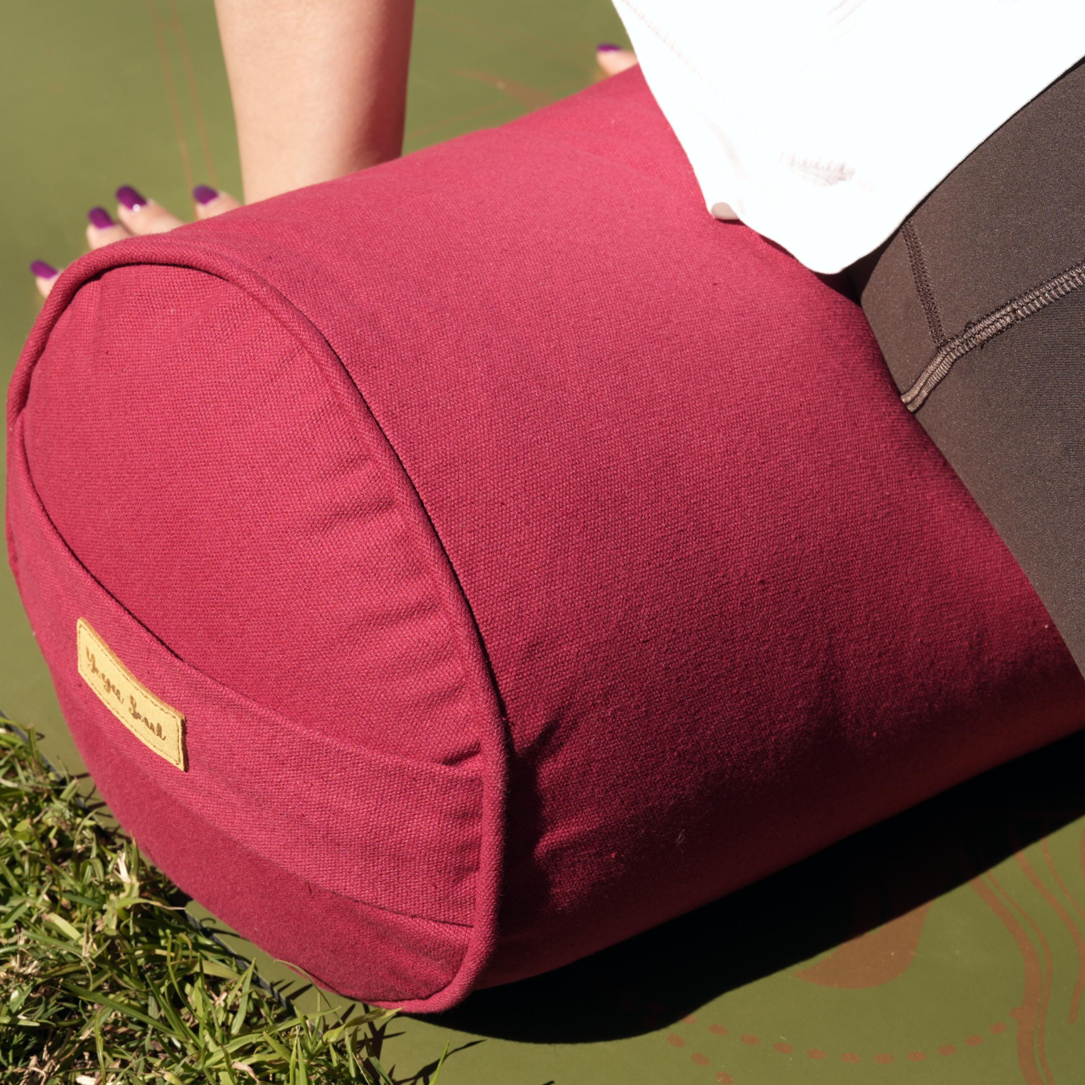 Round Yoga Bolster | Pure | Red