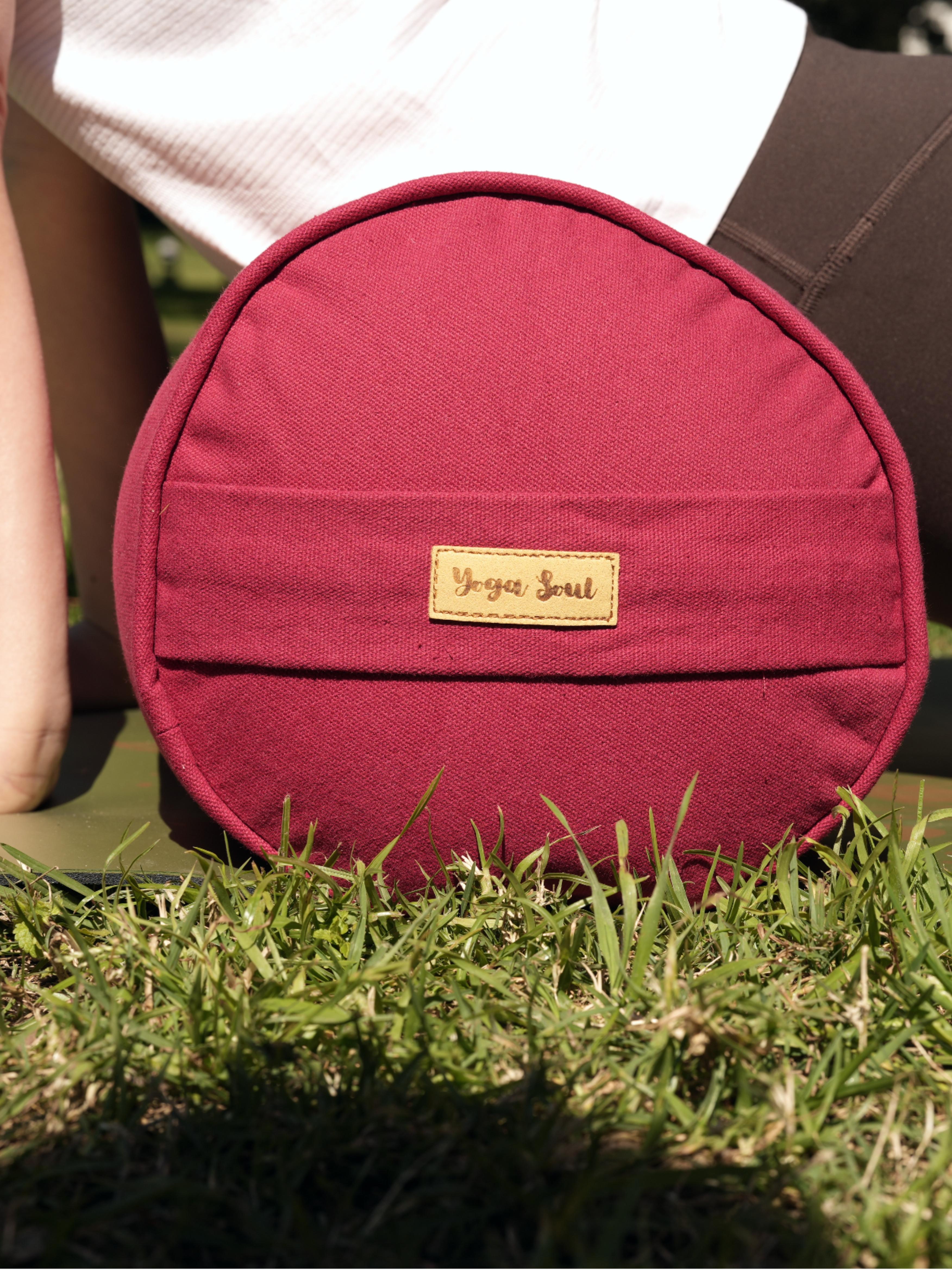 Round Yoga Bolster | Pure | Red
