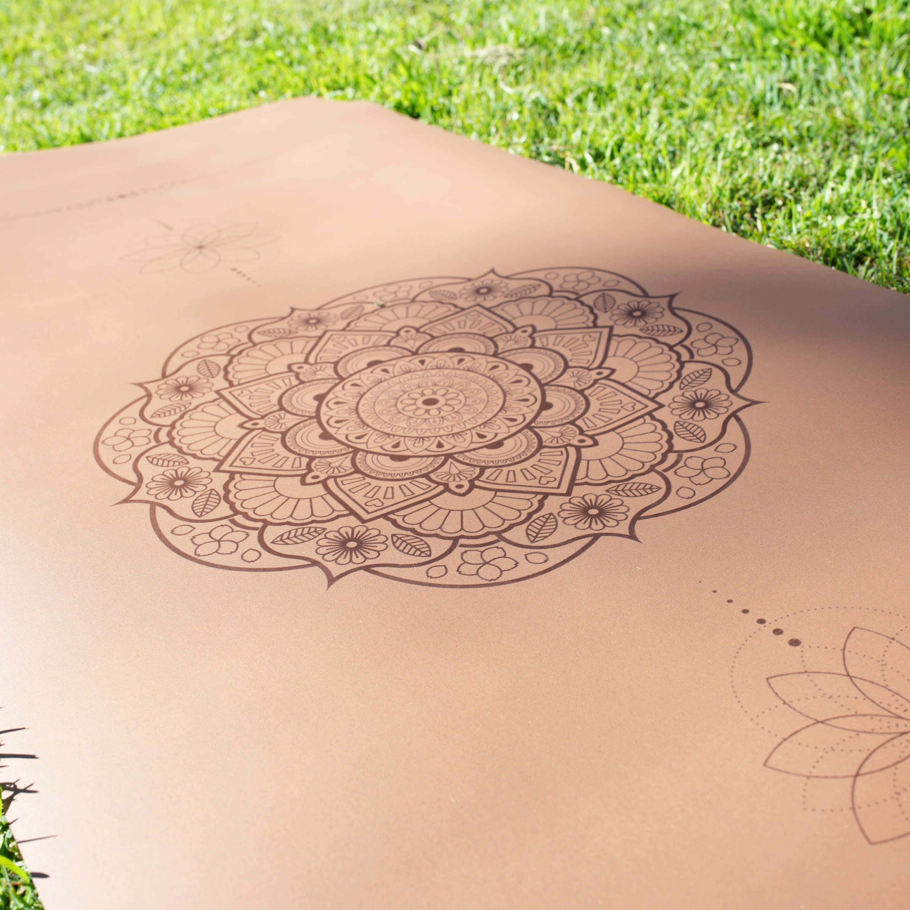 PowerPro Yoga Mat | Caramel Mandala