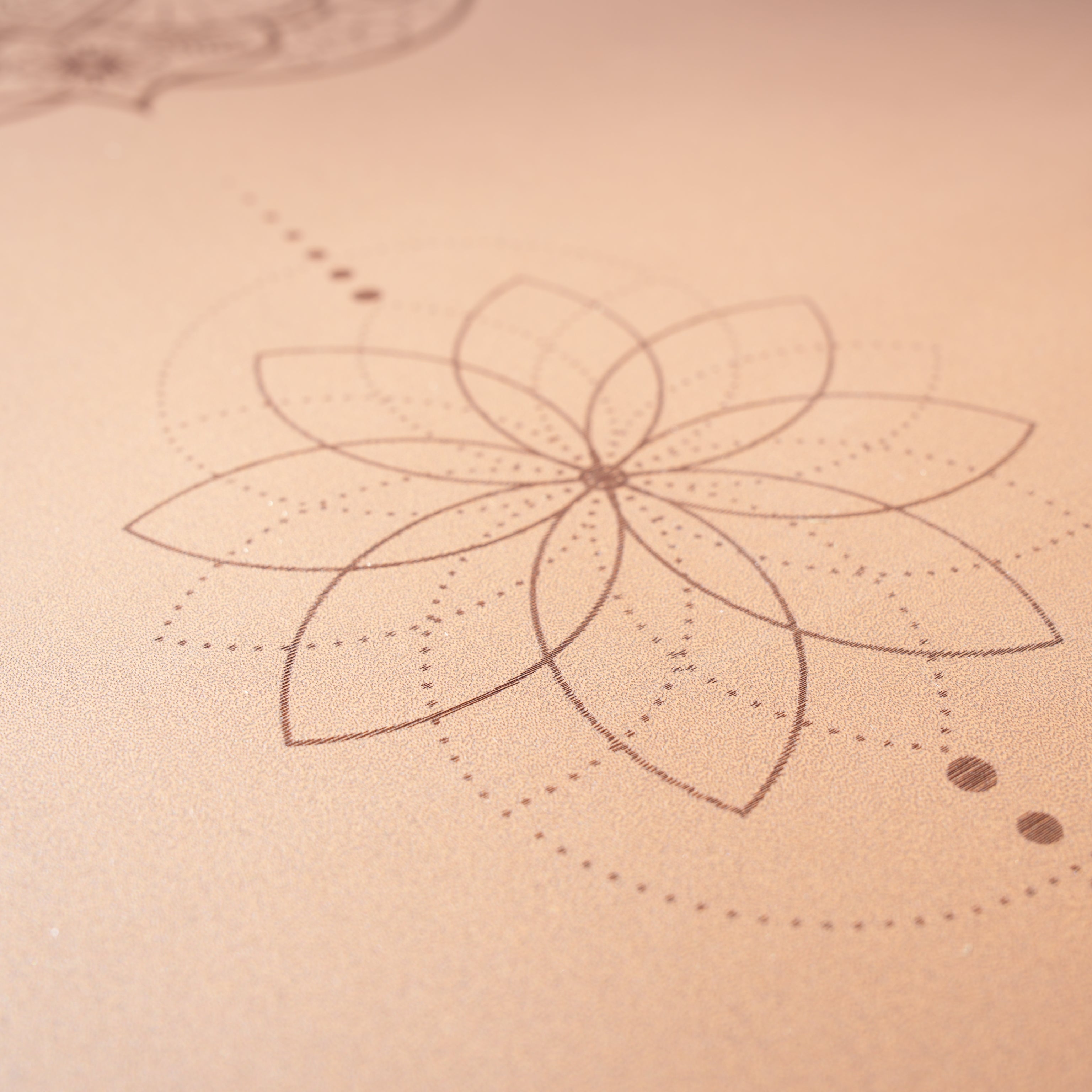 PowerPro Yoga Mat | Caramel Mandala