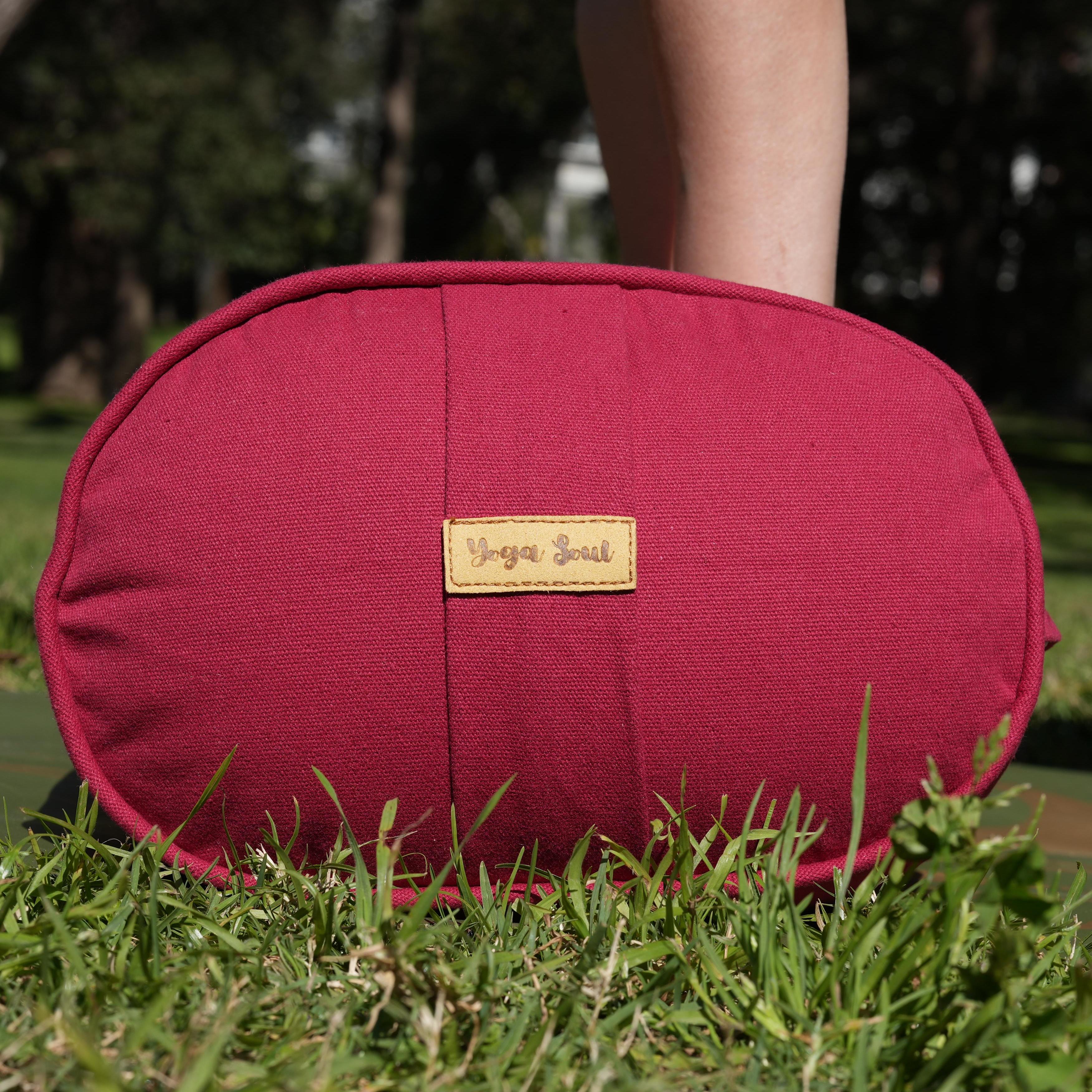Oval Yoga Bolster | Pure | Red