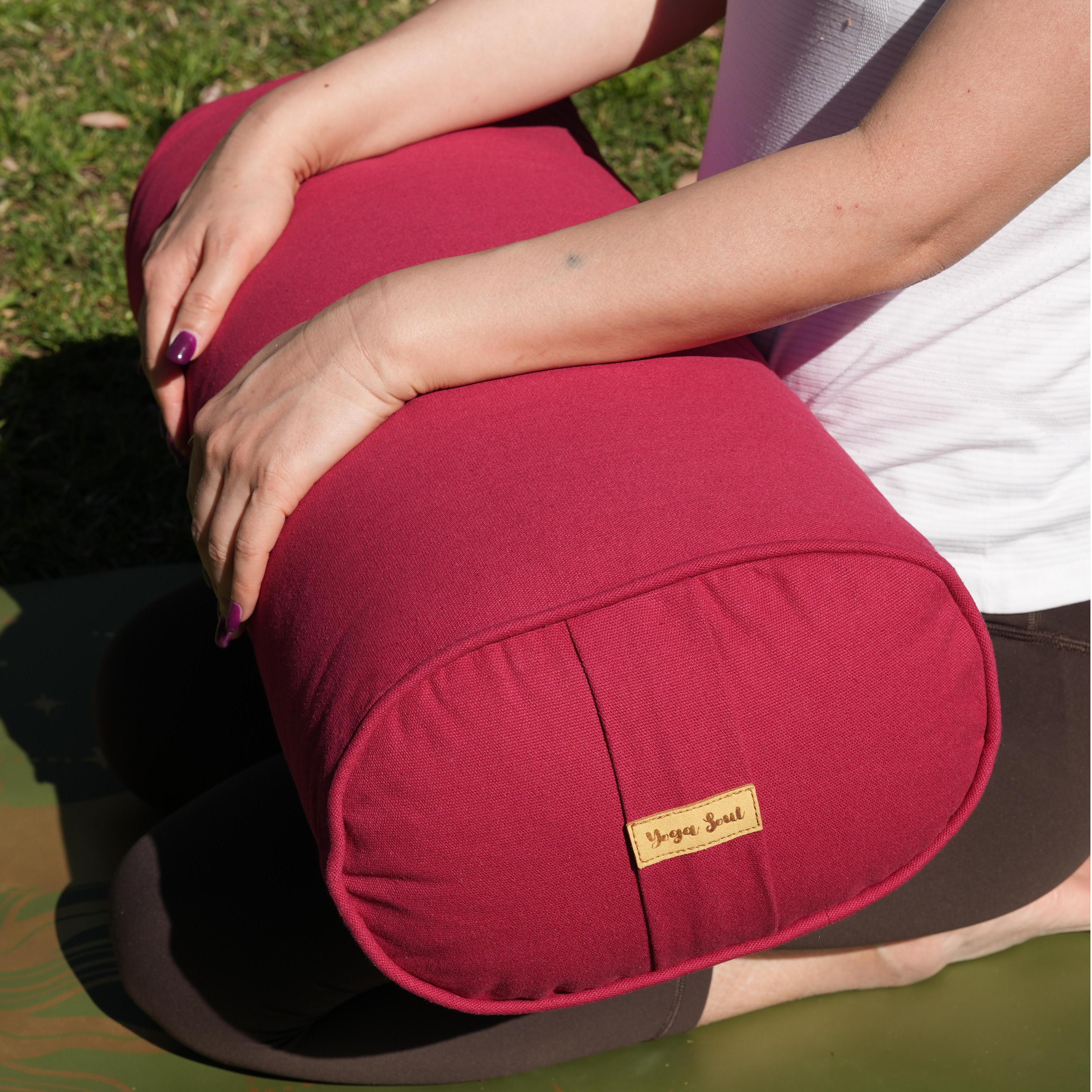 Oval Yoga Bolster | Pure | Red