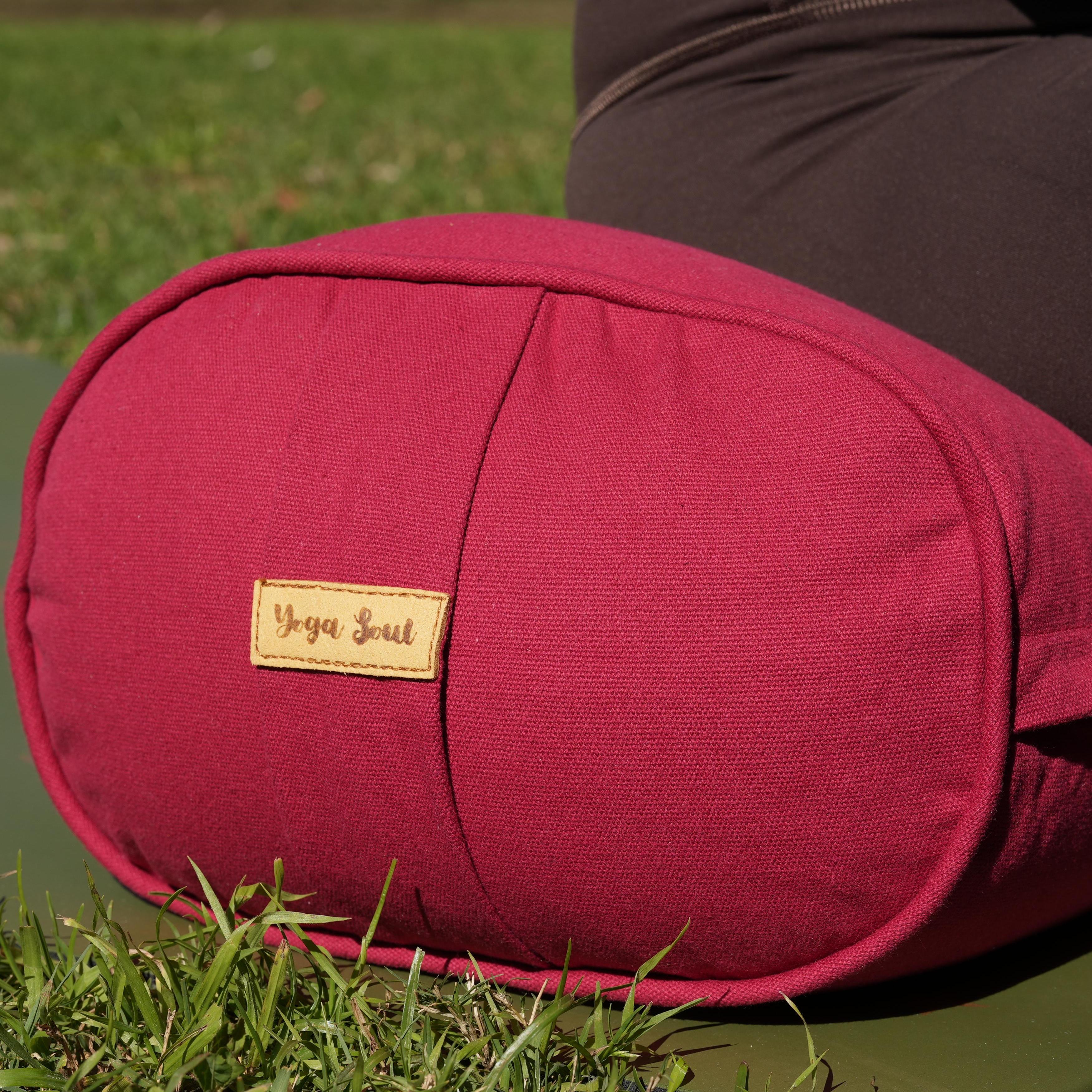 Oval Yoga Bolster | Pure | Red