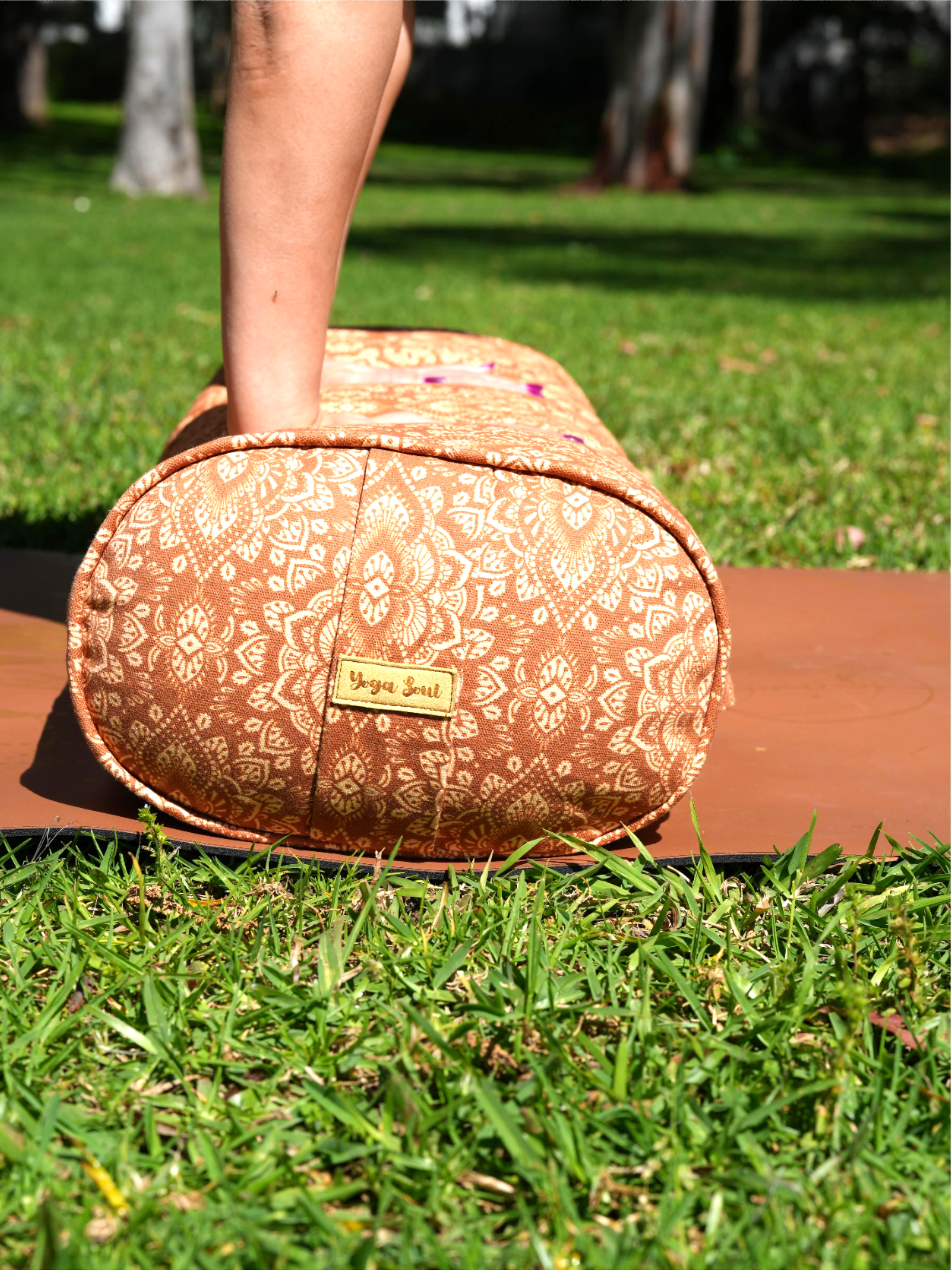 Oval Yoga Bolster | Mandala | Earth