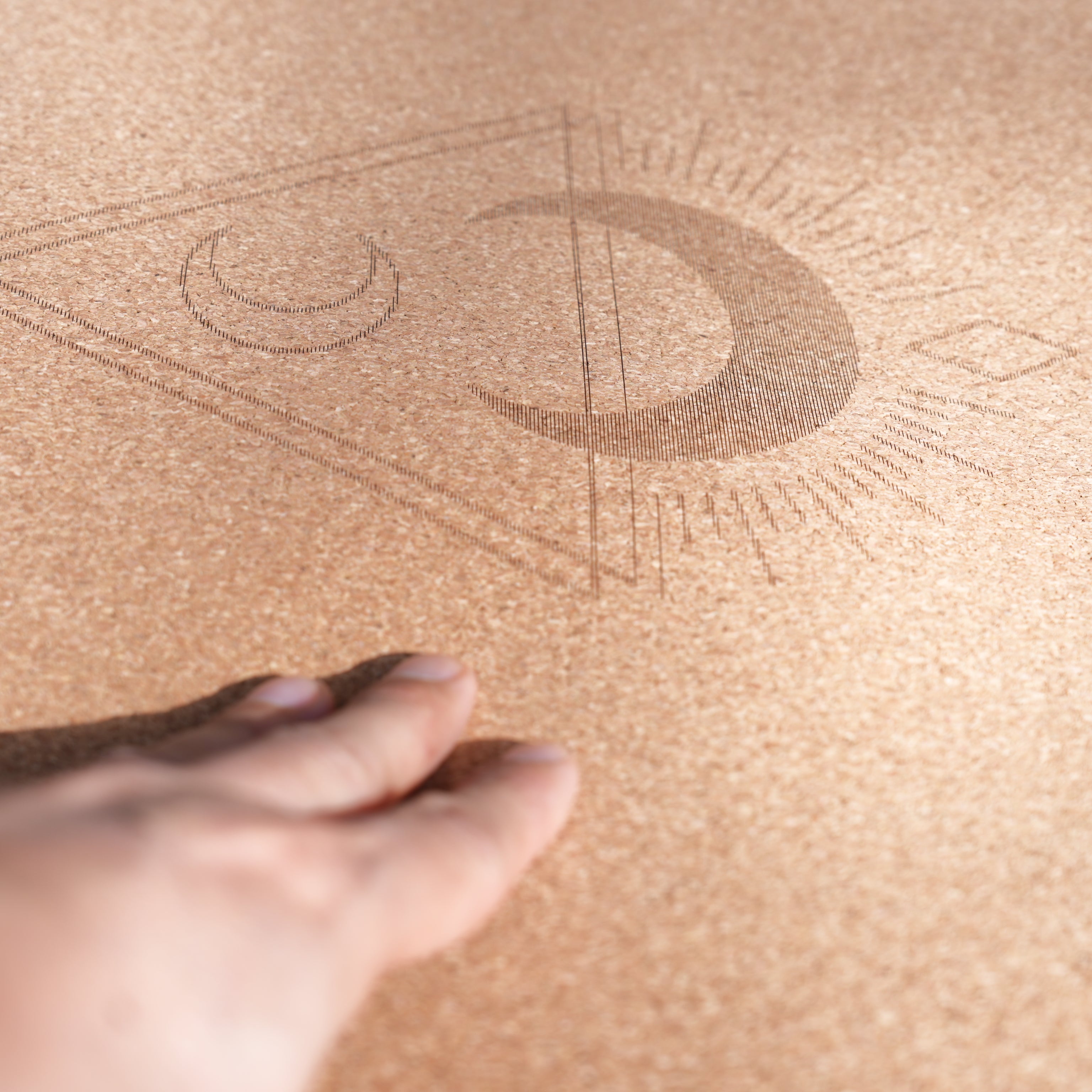 Cork Yoga Mat | Sun and Moon