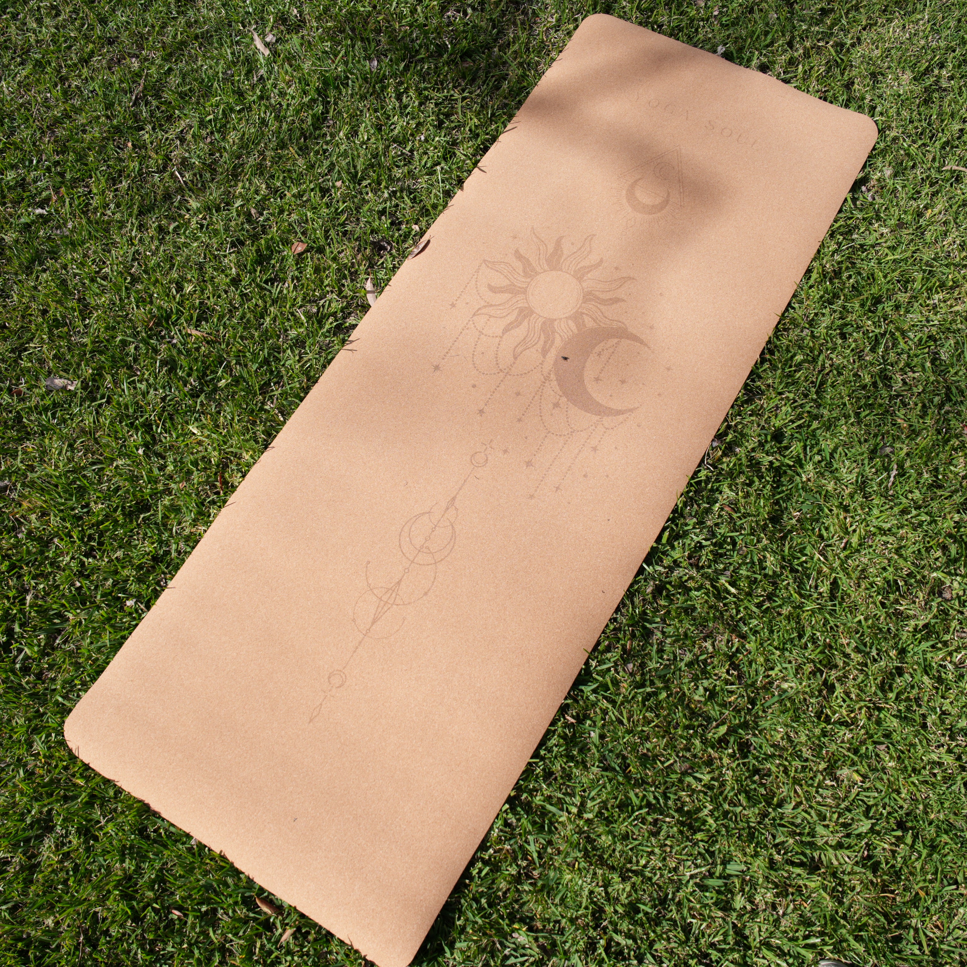 Cork Yoga Mat | Sun and Moon