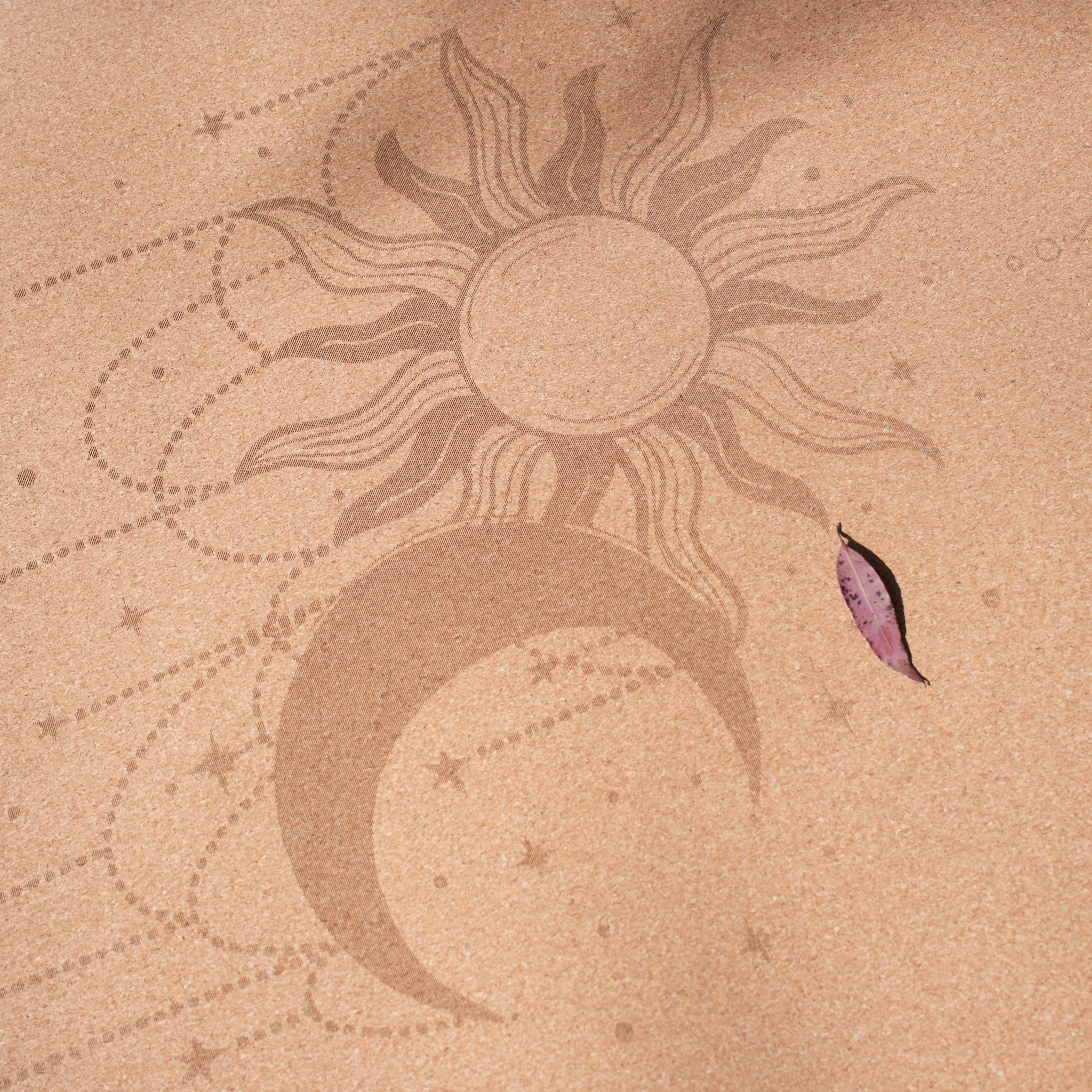 Cork Yoga Mat | Sun and Moon