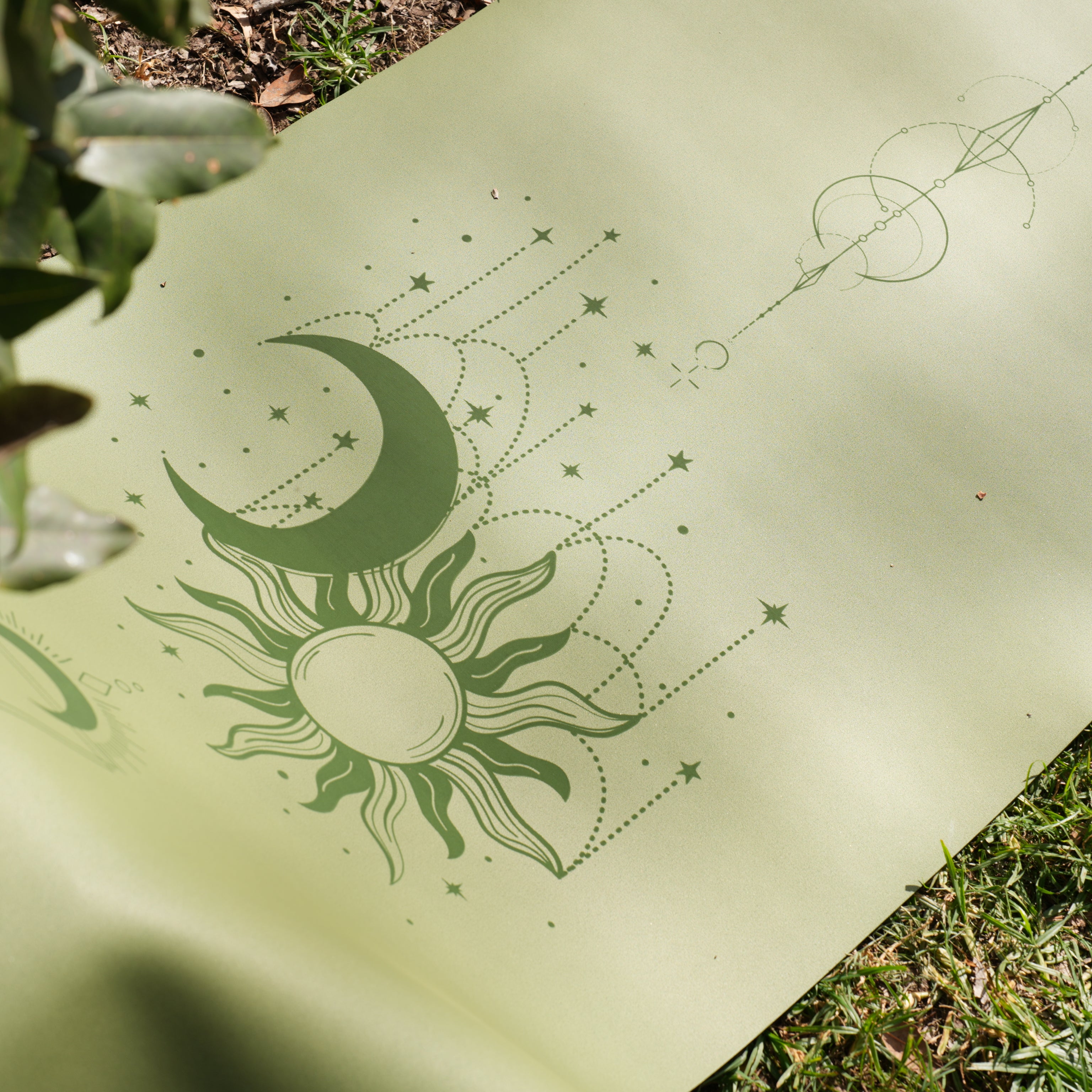 PowerPro Yoga Mat | Olive Sun and Moon