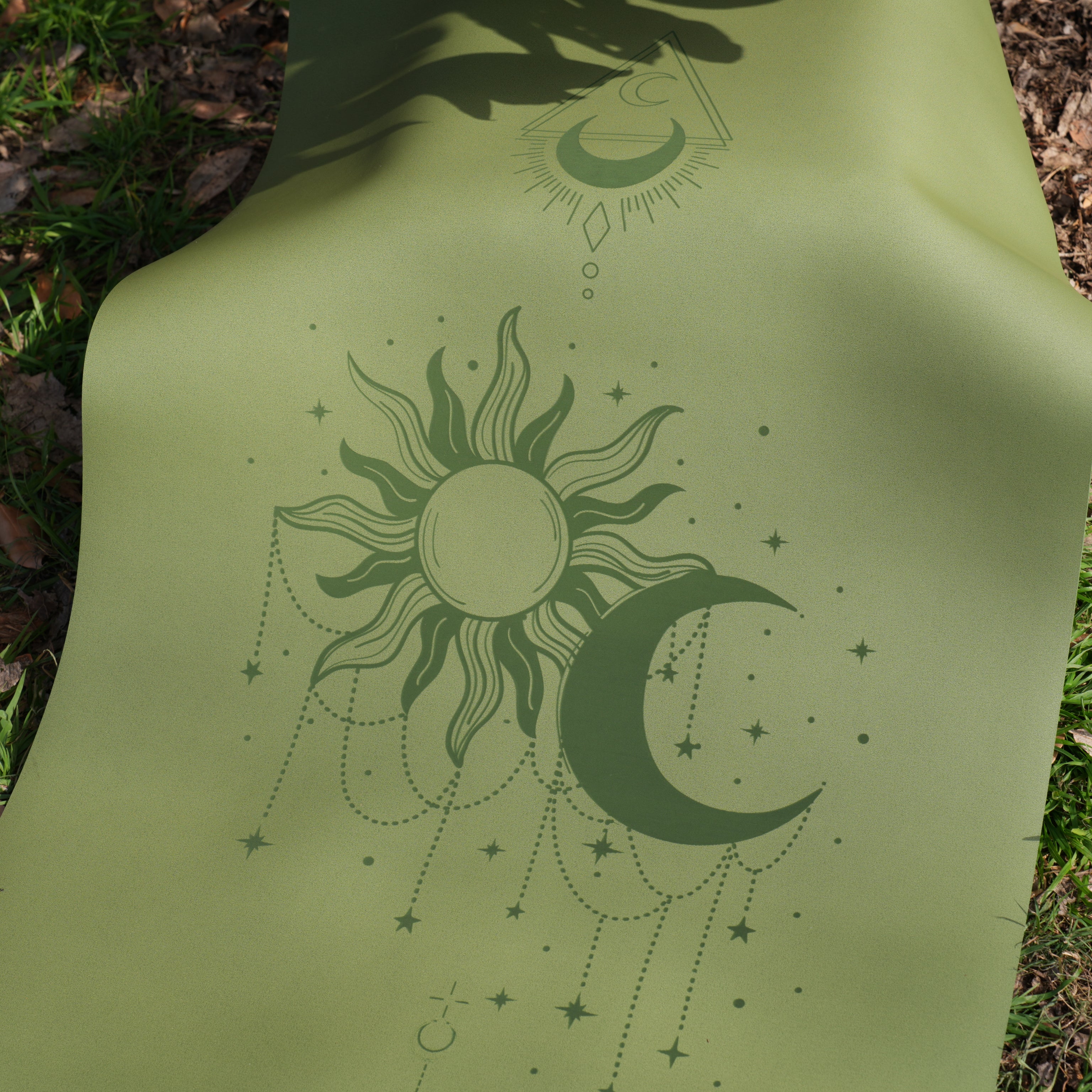 PowerPro Yoga Mat | Olive Sun and Moon