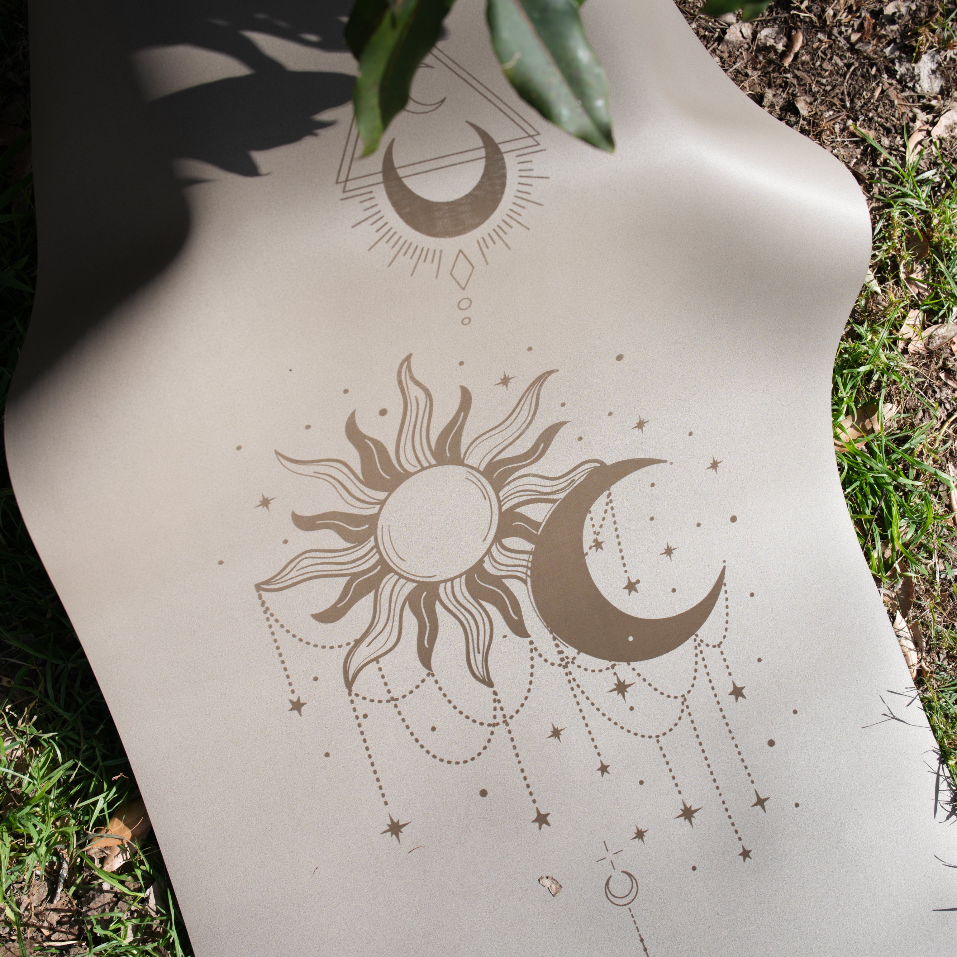 PowerPro Yoga Mat | Grey Sun & Moon