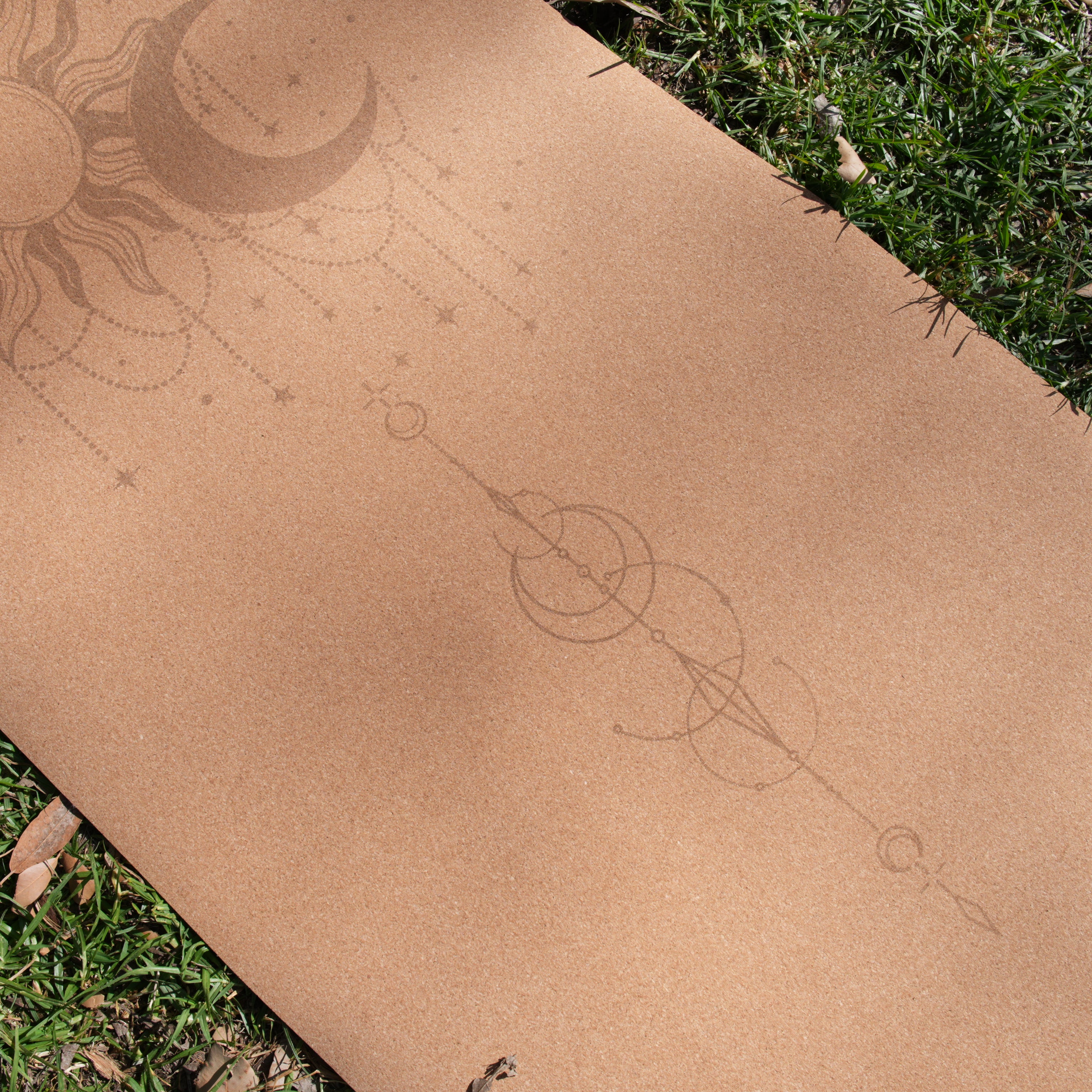 Cork Yoga Mat | Sun and Moon