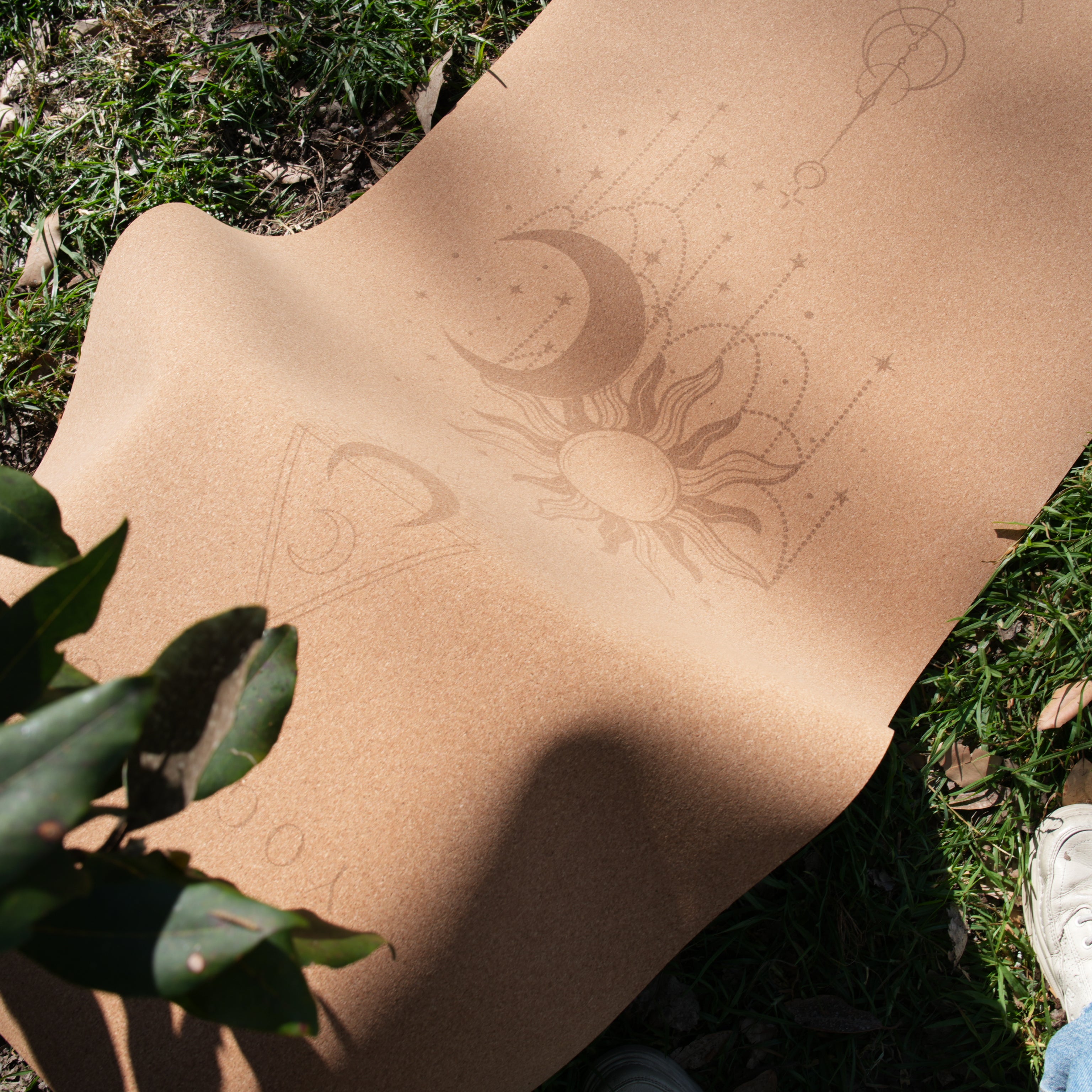 Cork Yoga Mat | Sun and Moon