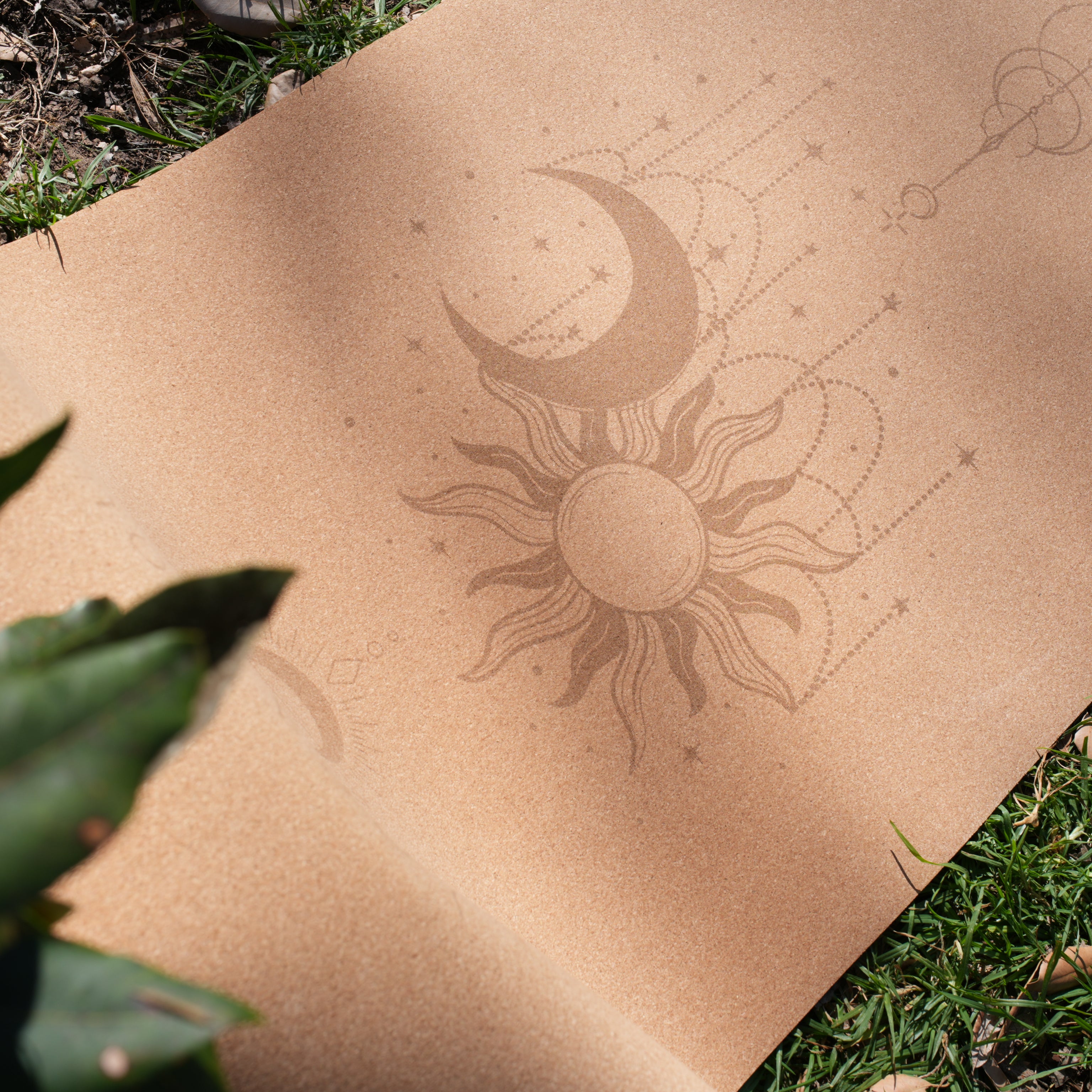 Cork Yoga Mat | Sun and Moon