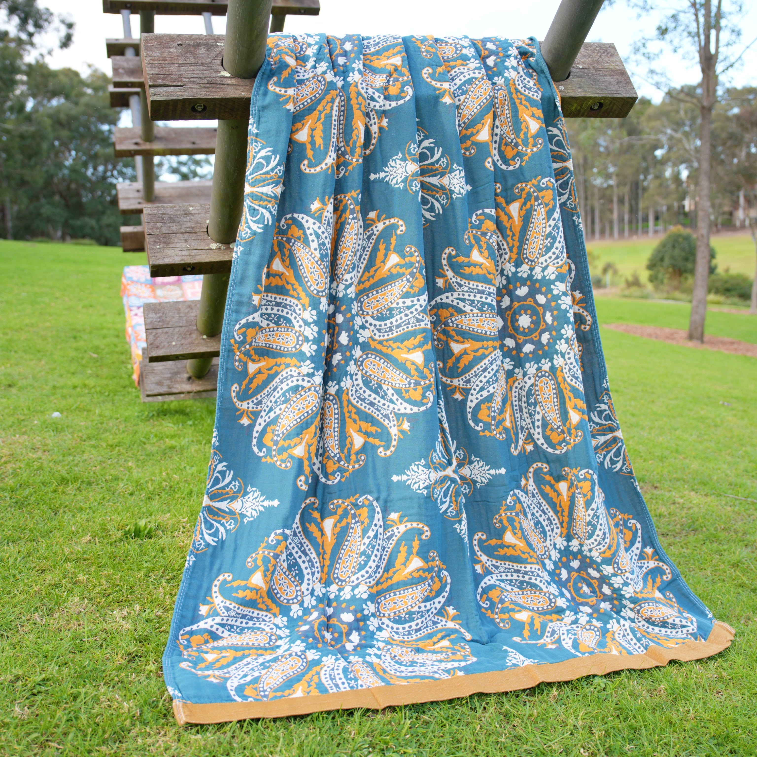 Yoga Blanket | Fire Teal