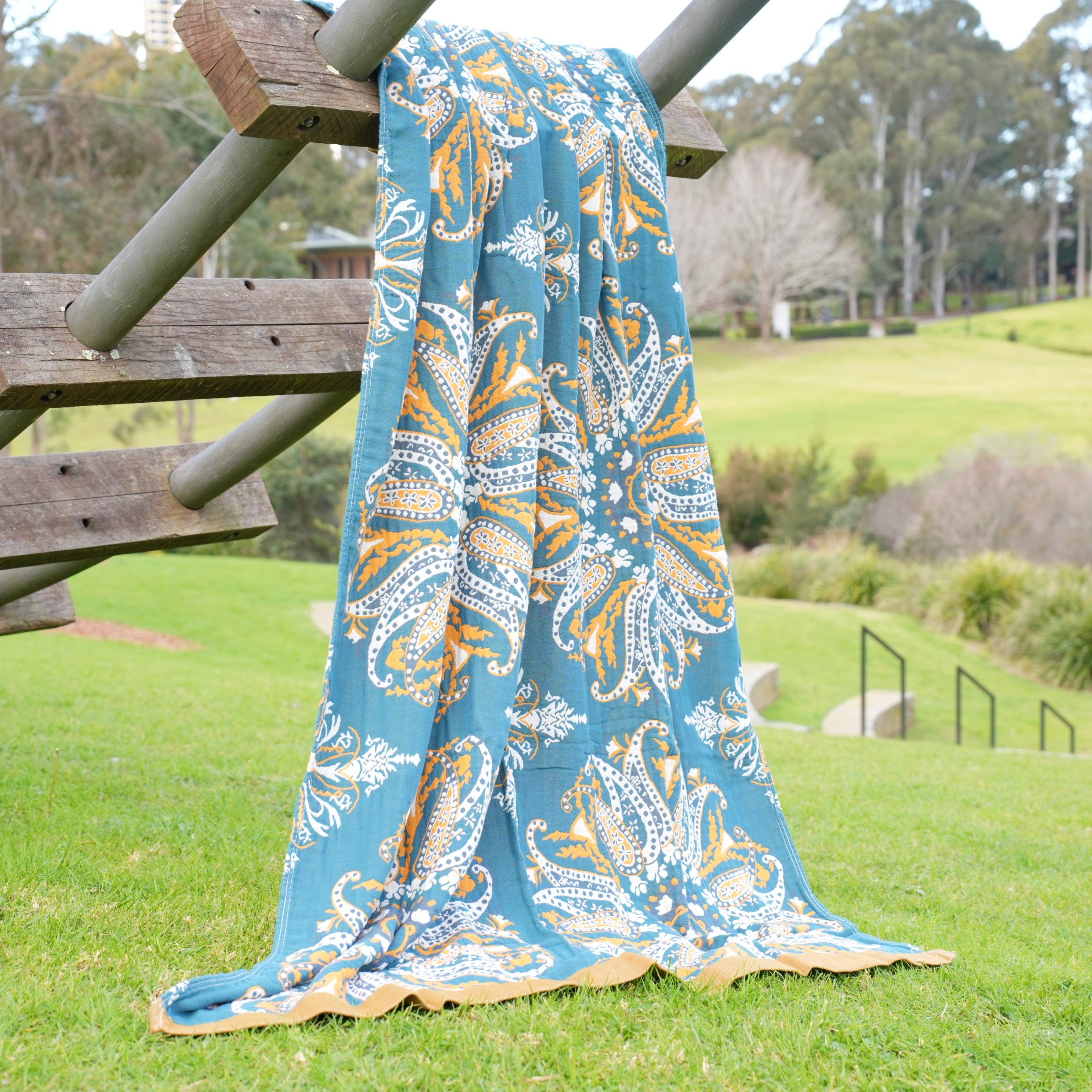 Yoga Blanket | Fire Teal