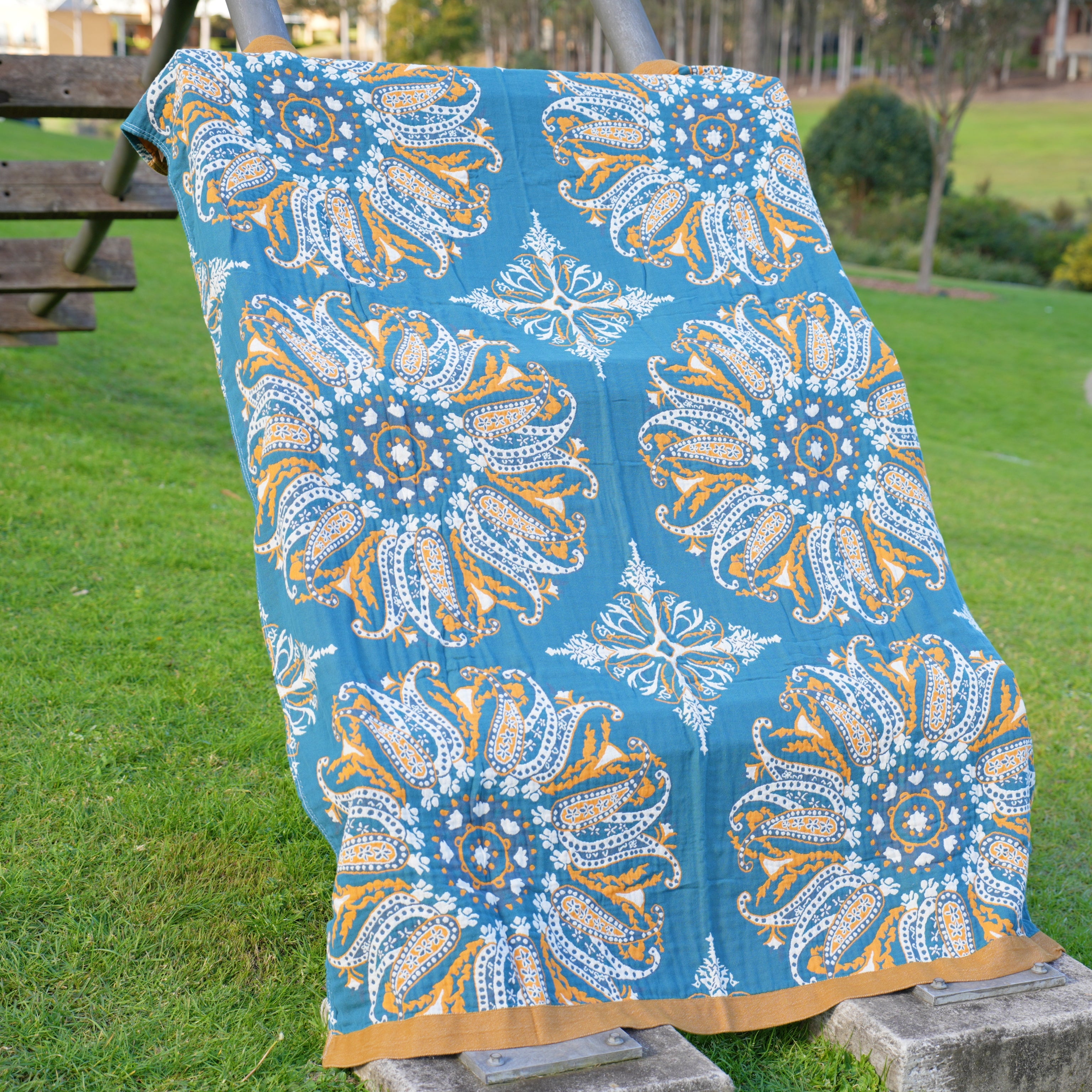 Yoga Blanket | Fire Teal