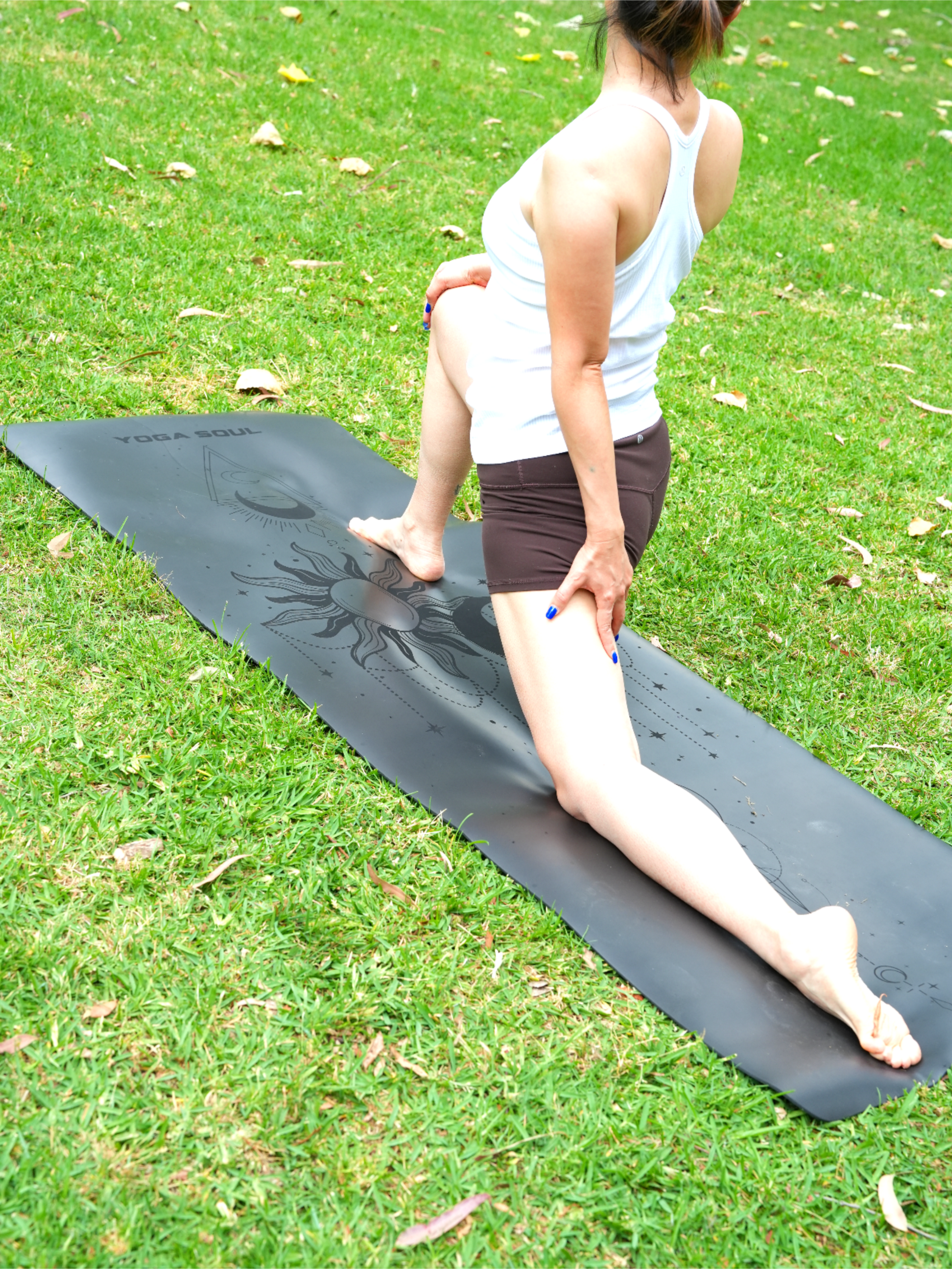 PowerPro Yoga Mat | Black + Strap