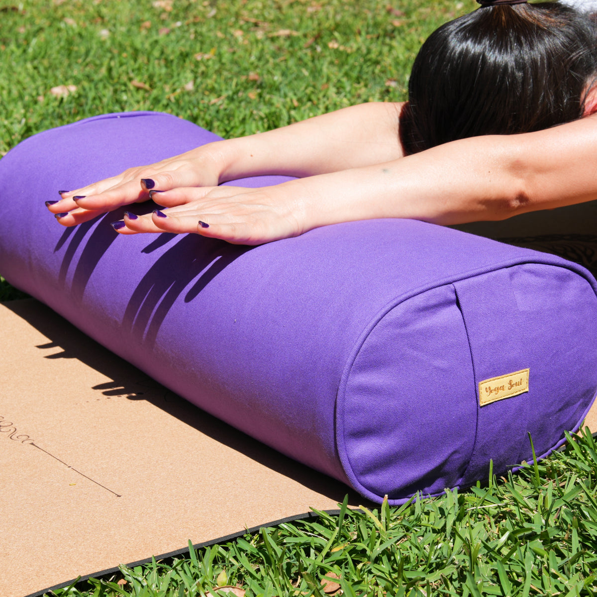 Oval Yoga Bolster | Lilac Violet