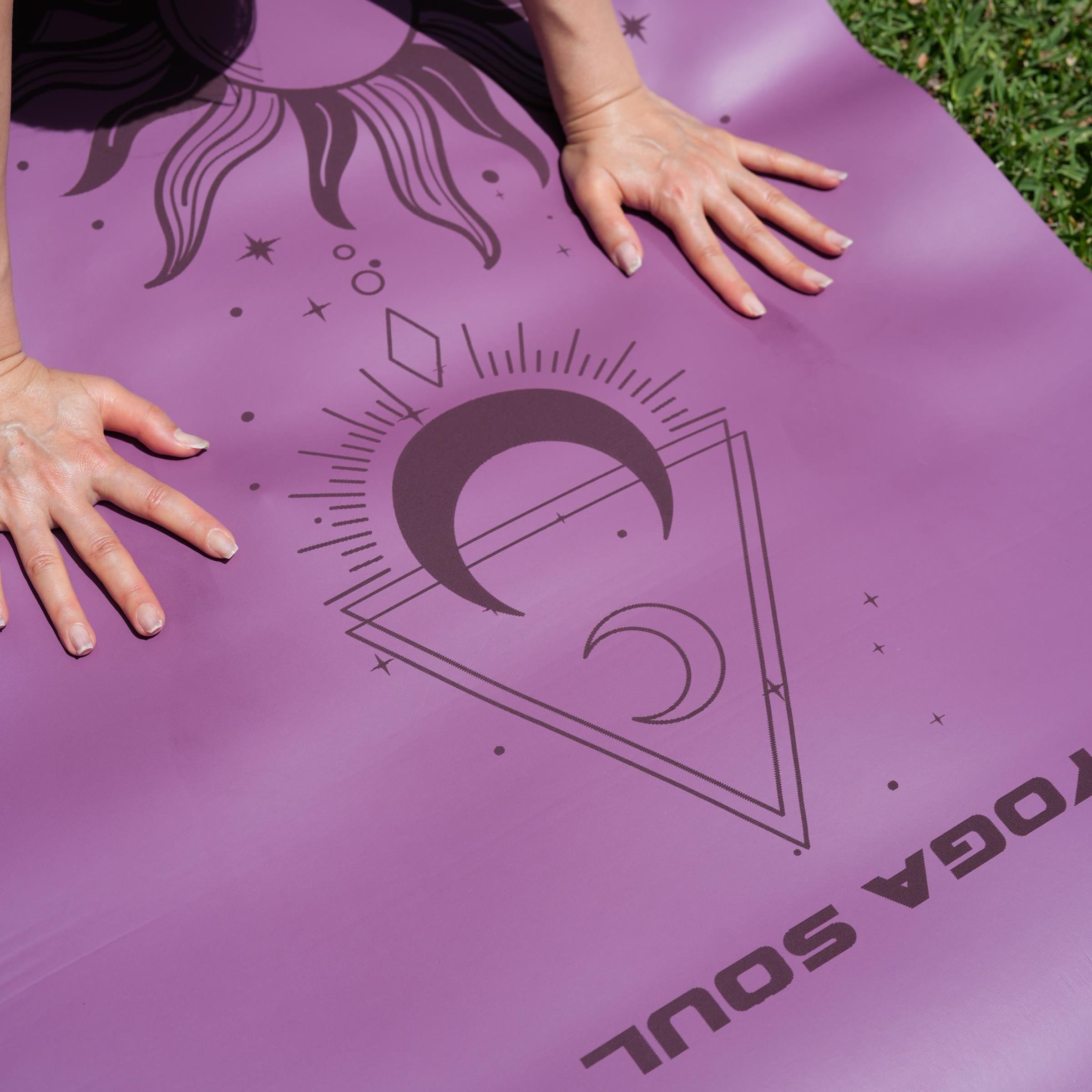 PowerPro Yoga Mat | Lavender + Strap