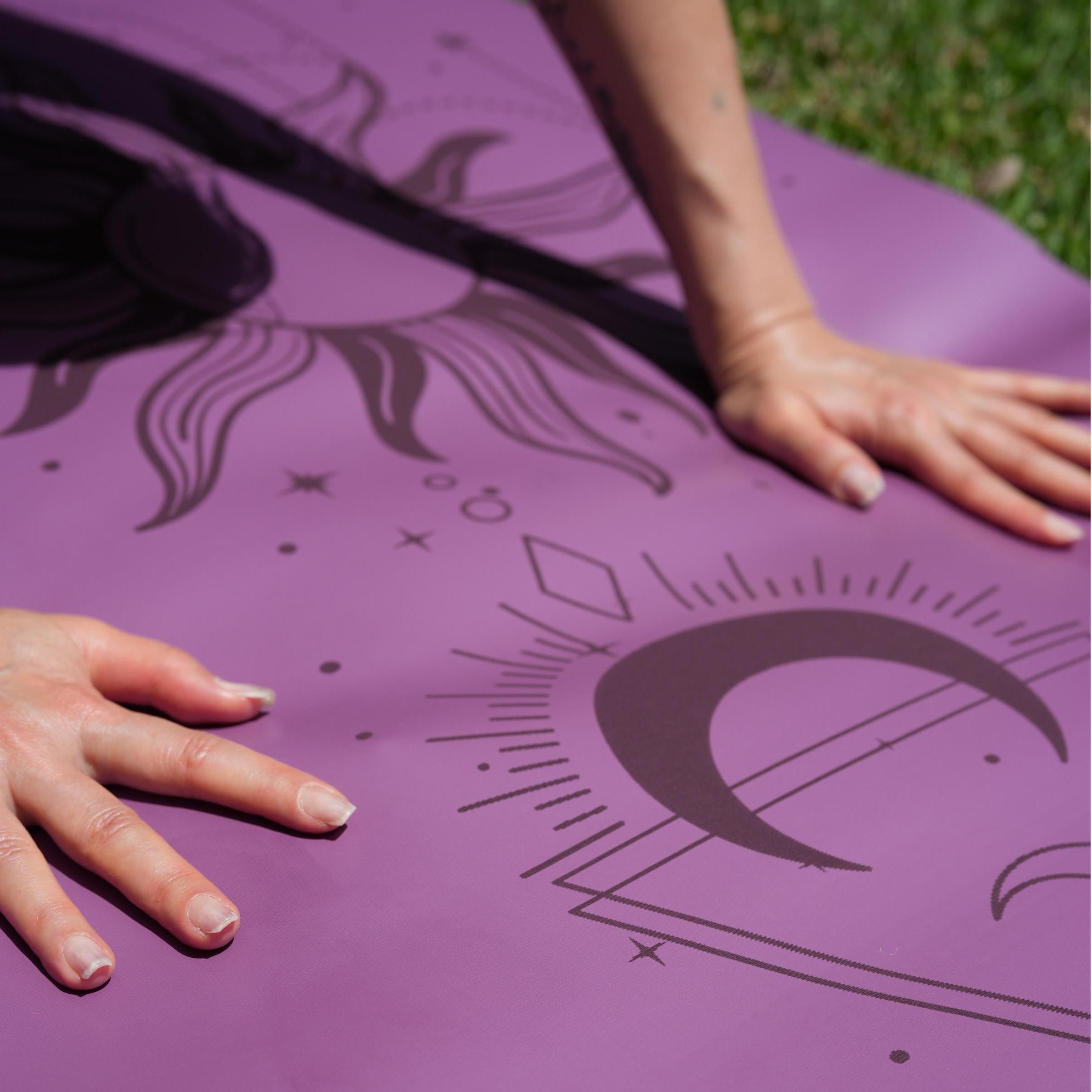 PowerPro Yoga Mat | Lavender + Strap