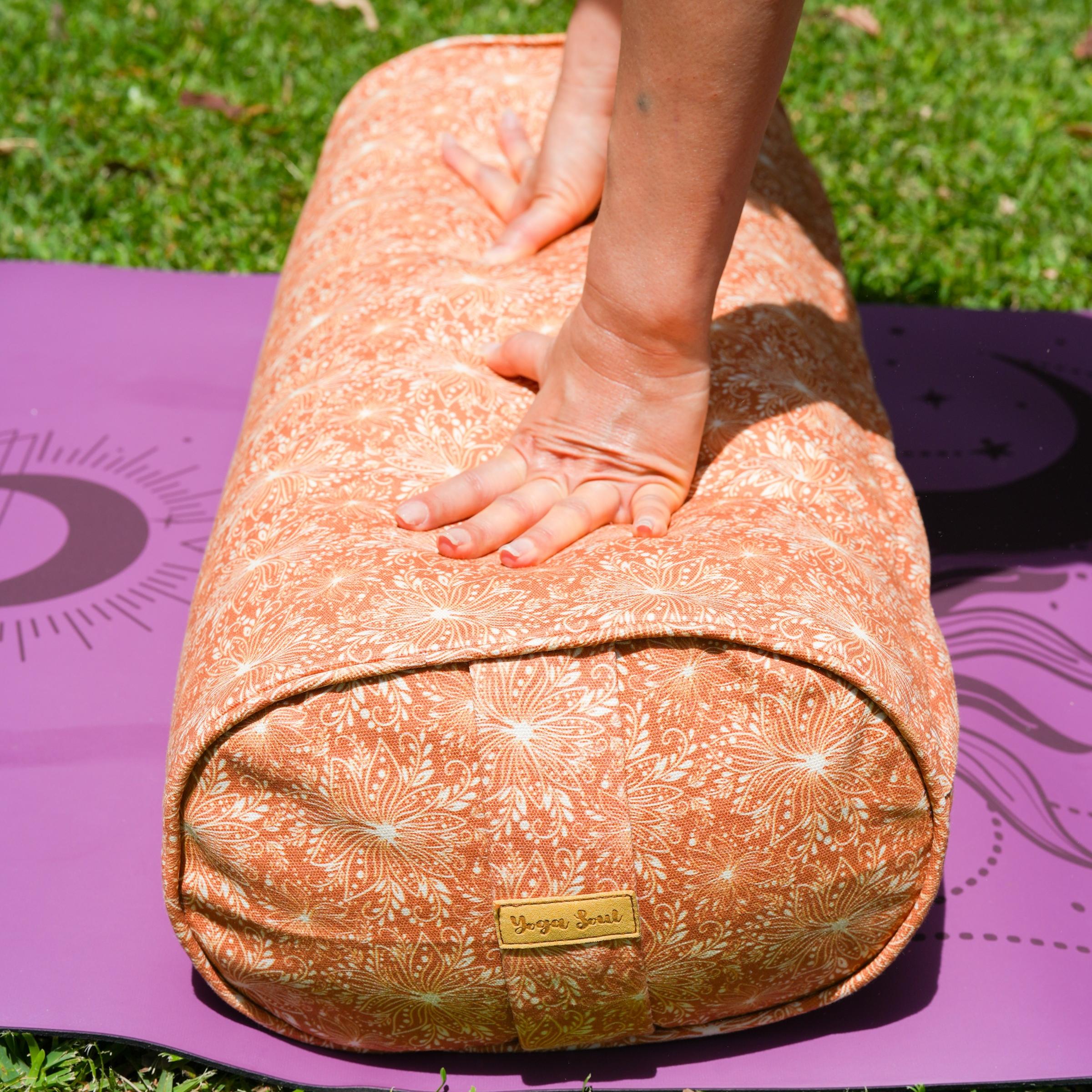 Oval Yoga Bolster | Lotus | Earth