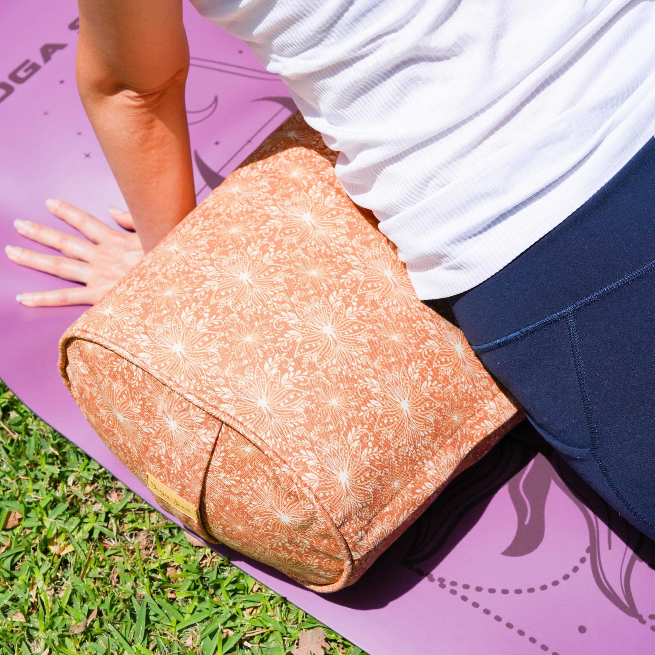 Oval Yoga Bolster | Lotus | Earth