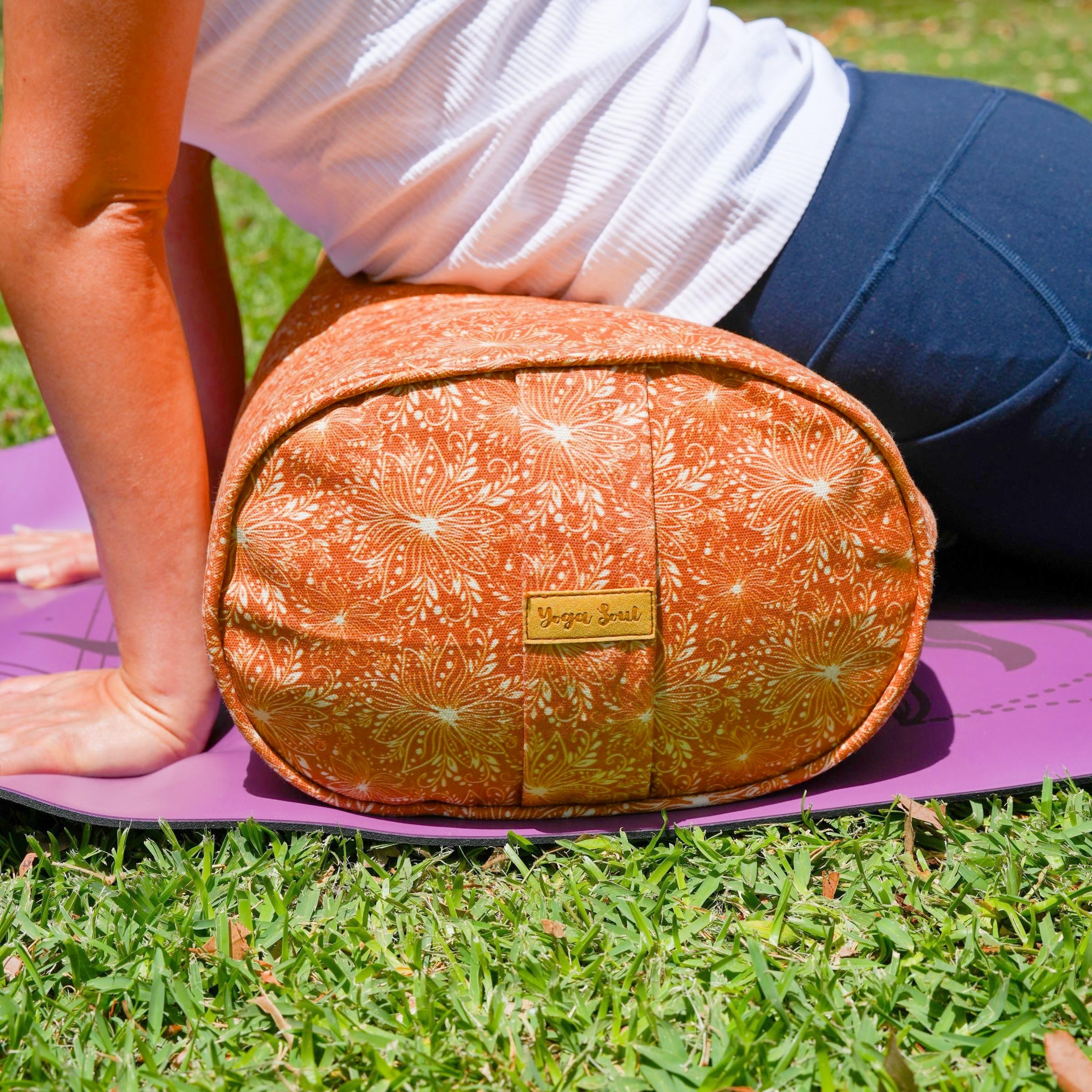 Oval Yoga Bolster | Sattva Lotus | Earth
