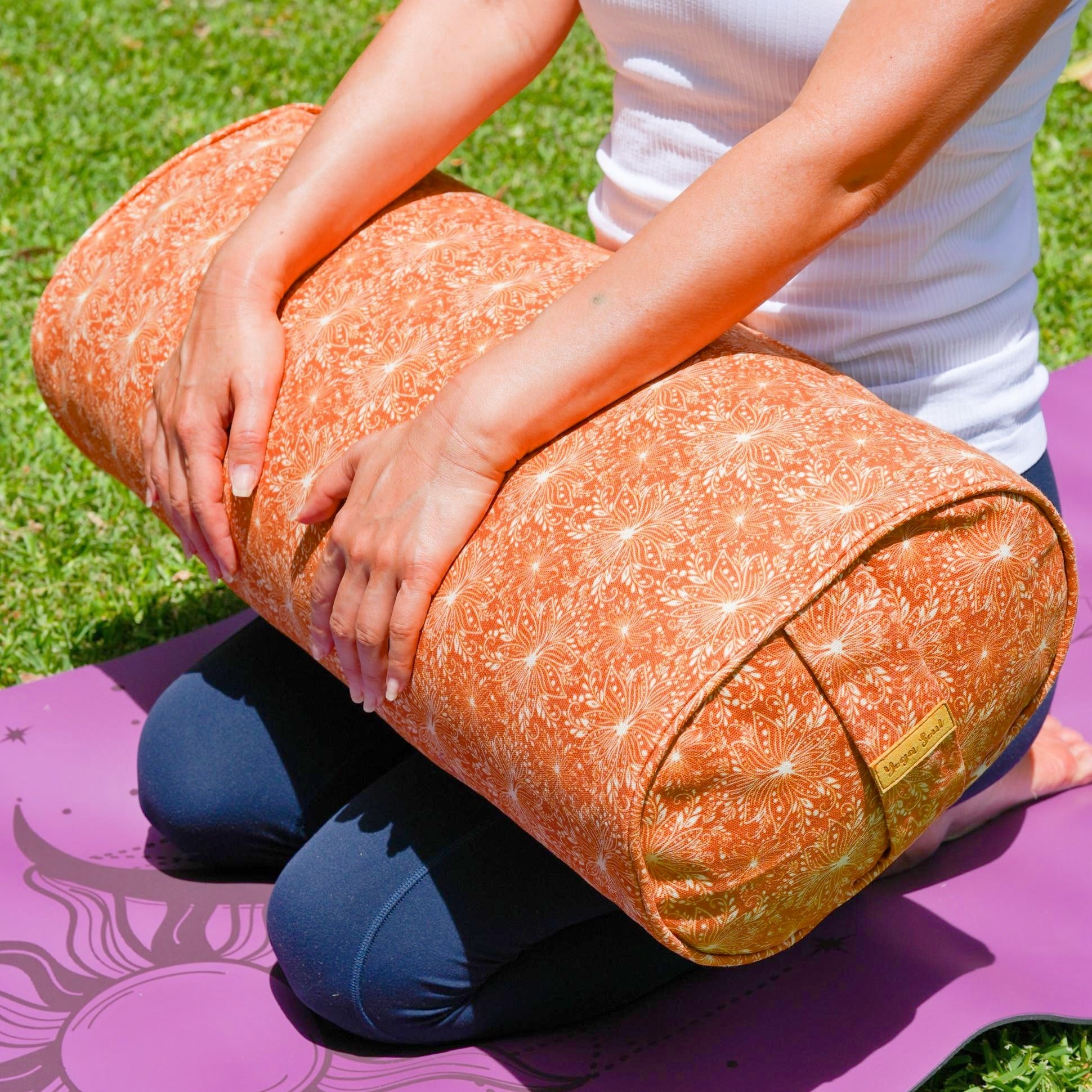 Oval Yoga Bolster | Sattva Lotus | Earth