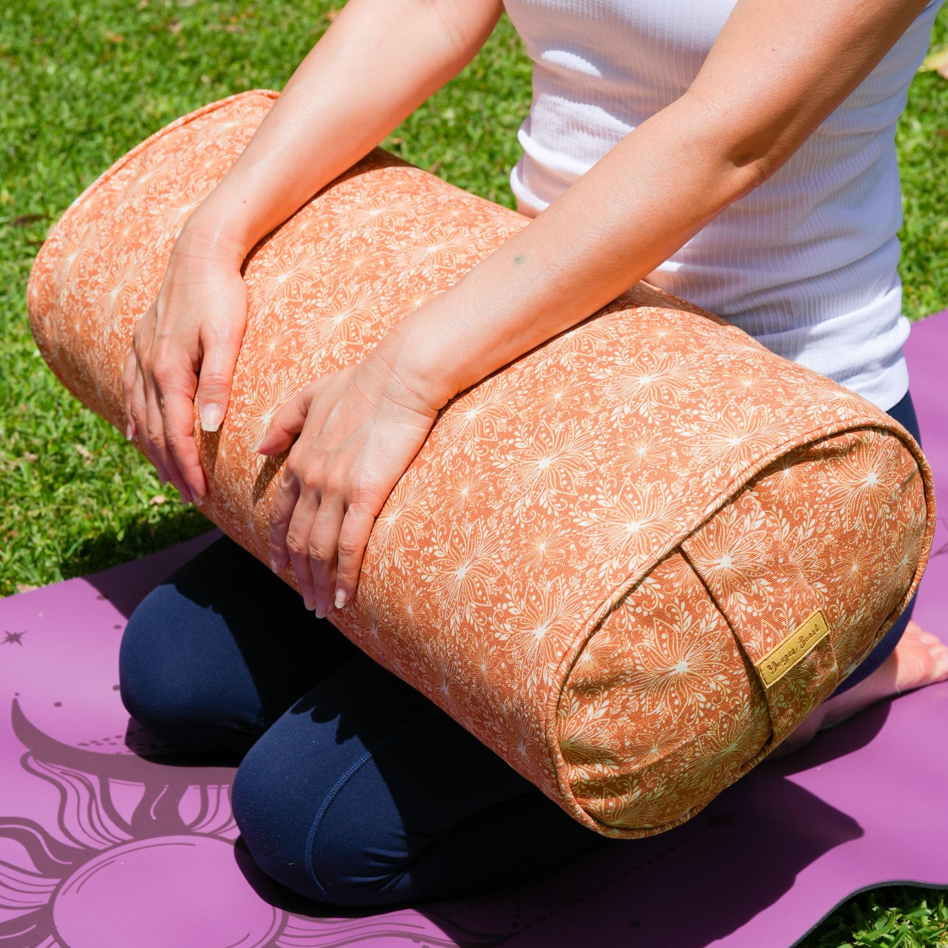 Oval Yoga Bolster | Lotus | Earth