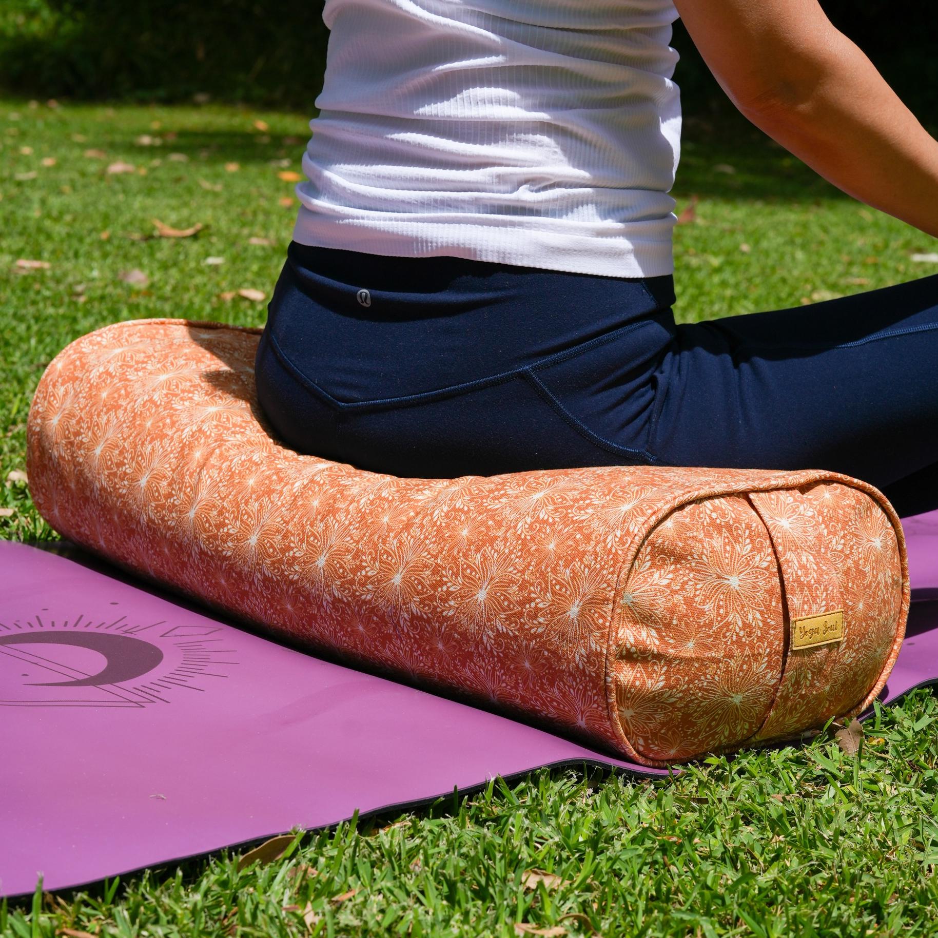 Oval Yoga Bolster | Lotus | Earth