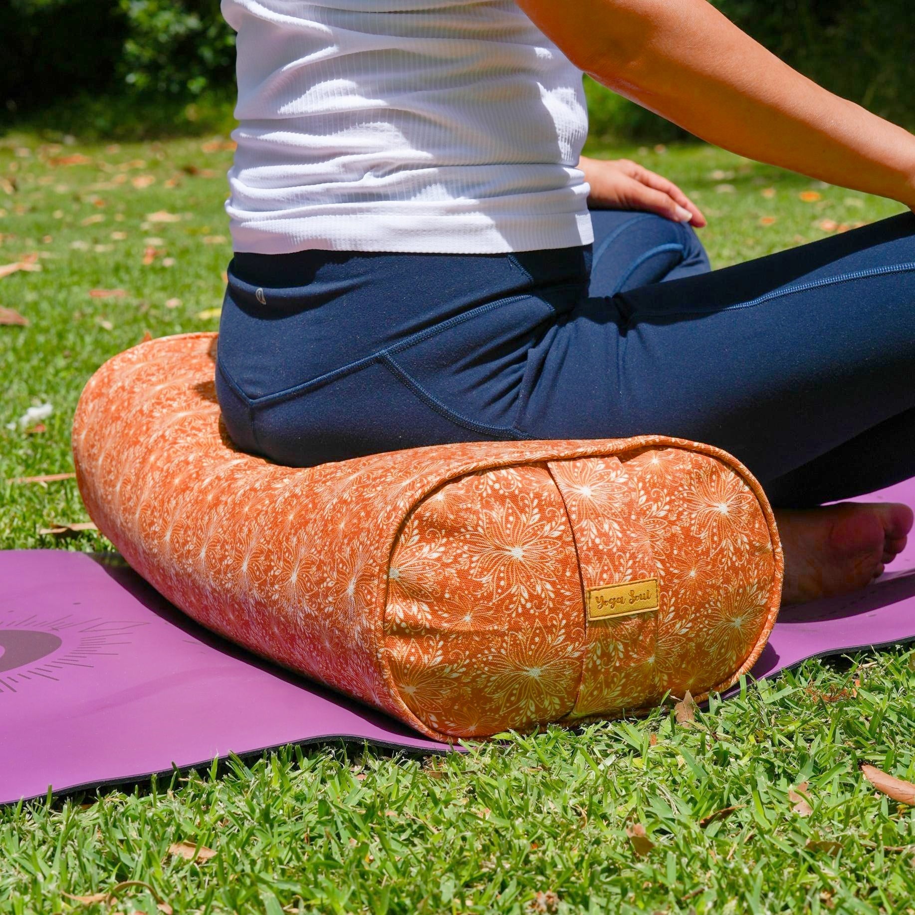 Oval Yoga Bolster | Sattva Lotus | Earth