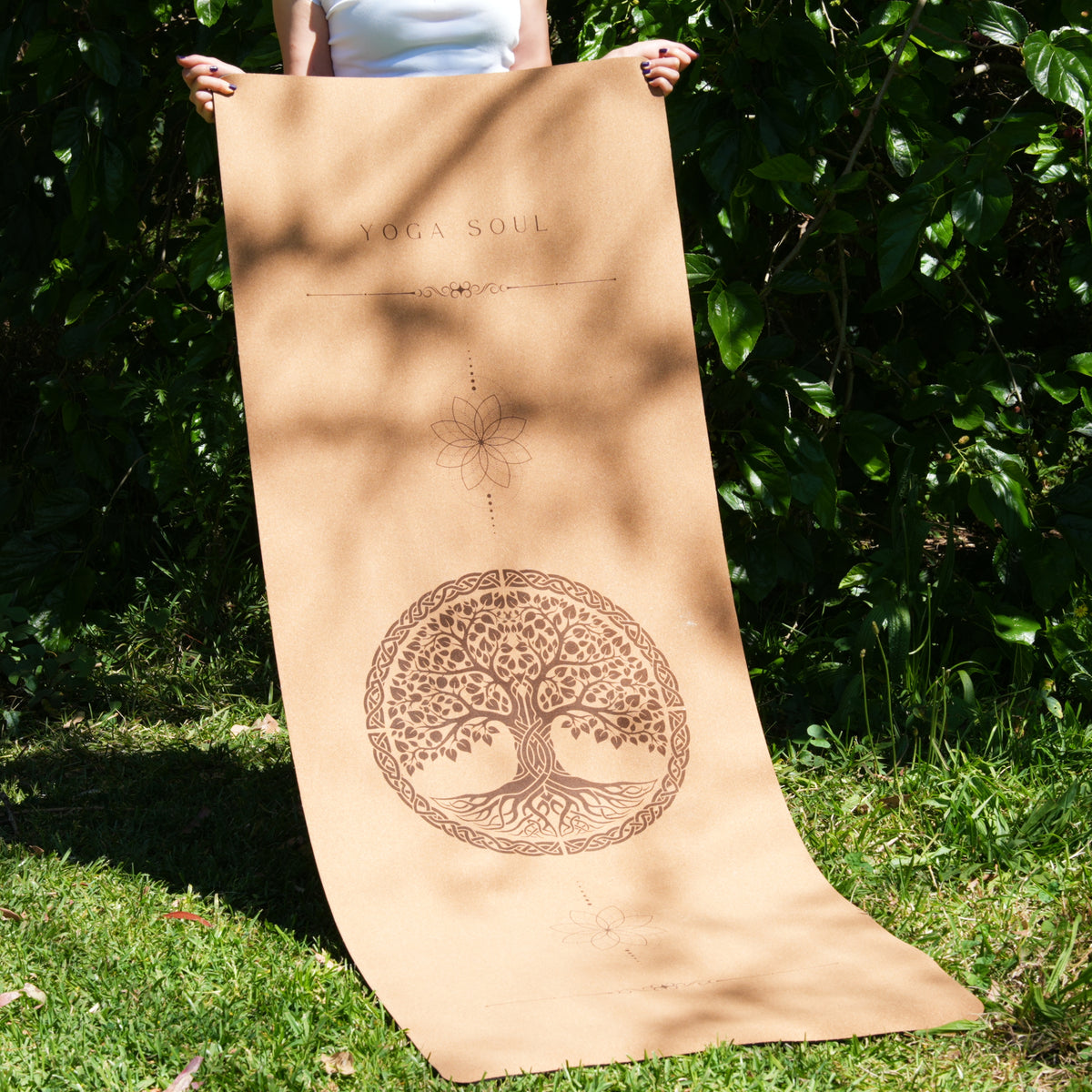 Cork Yoga Mat | Yggdrasil Tree of Life