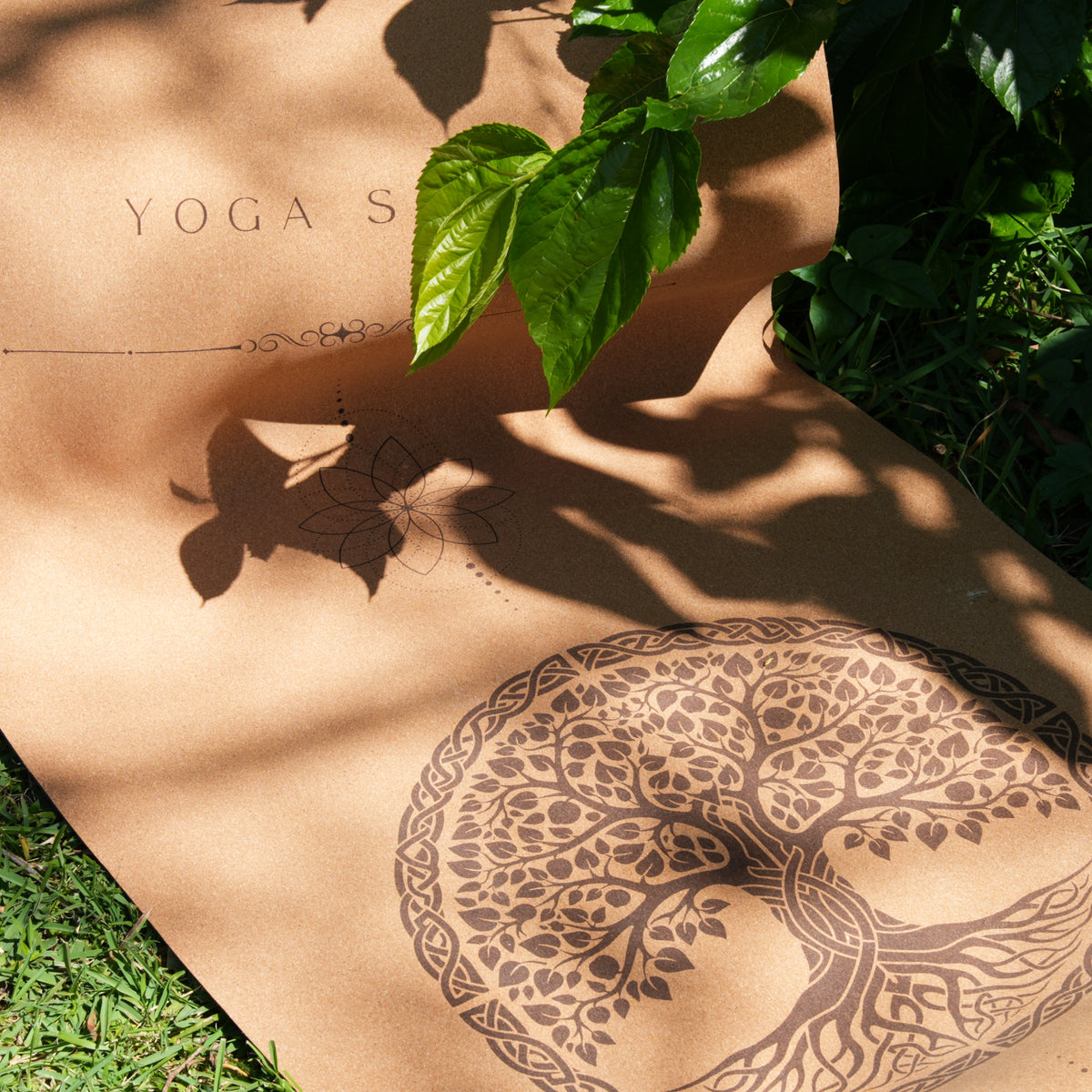 Cork Yoga Mat | Yggdrasil Tree of Life