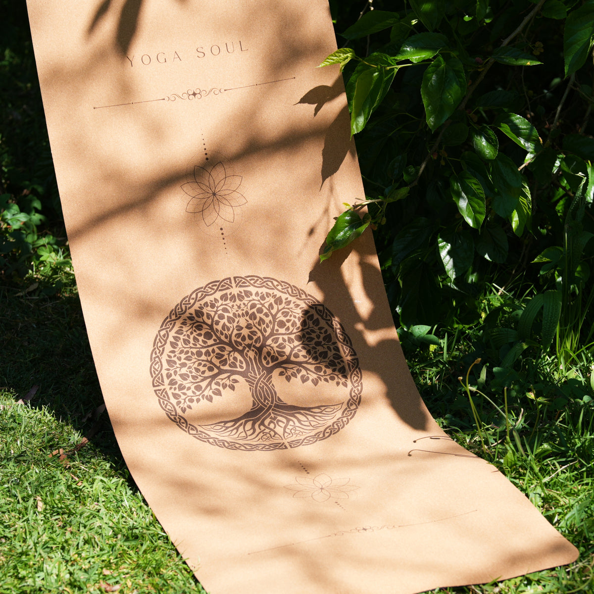 Cork Yoga Mat | Yggdrasil Tree of Life