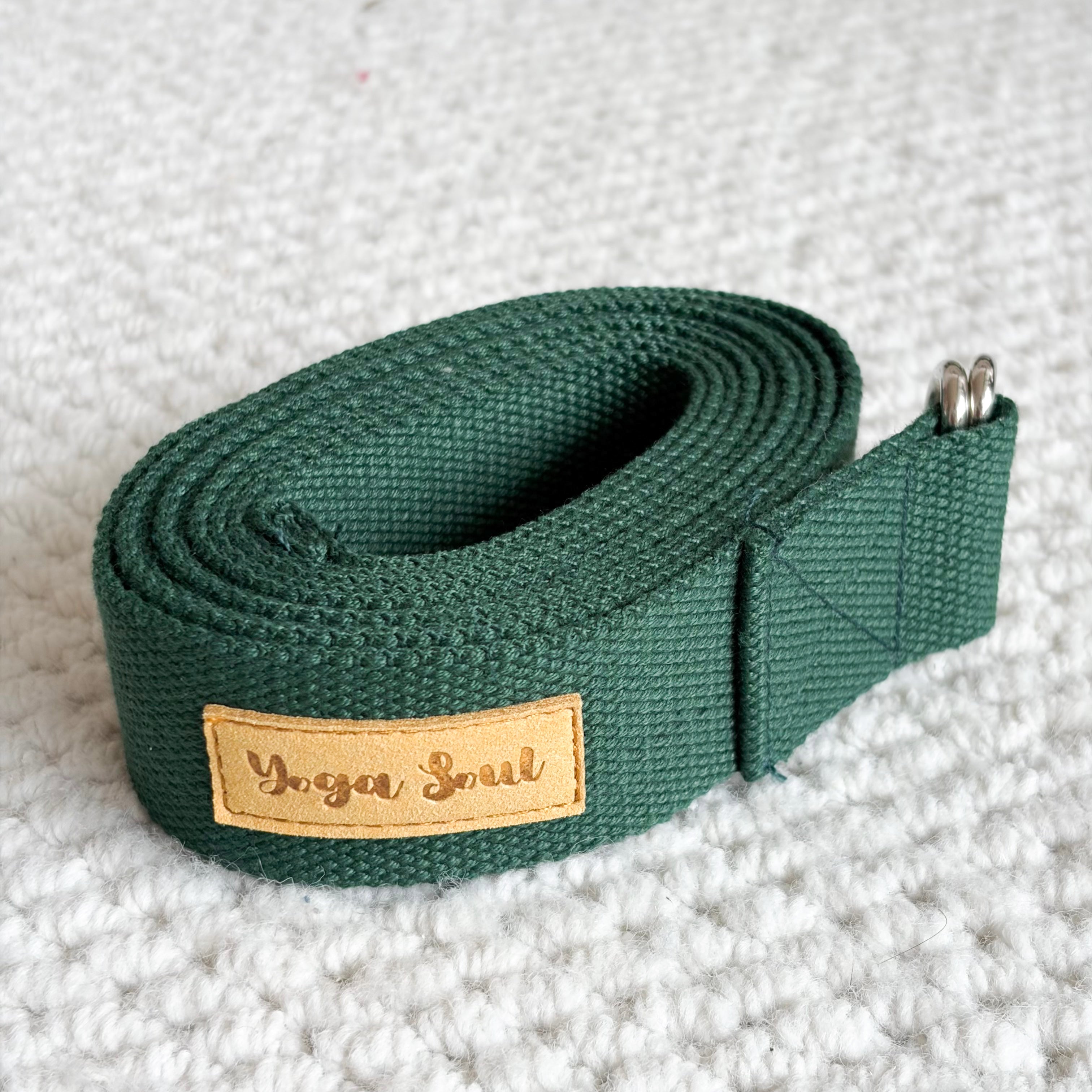 Yoga Strap | D-Ring | Trekking Green