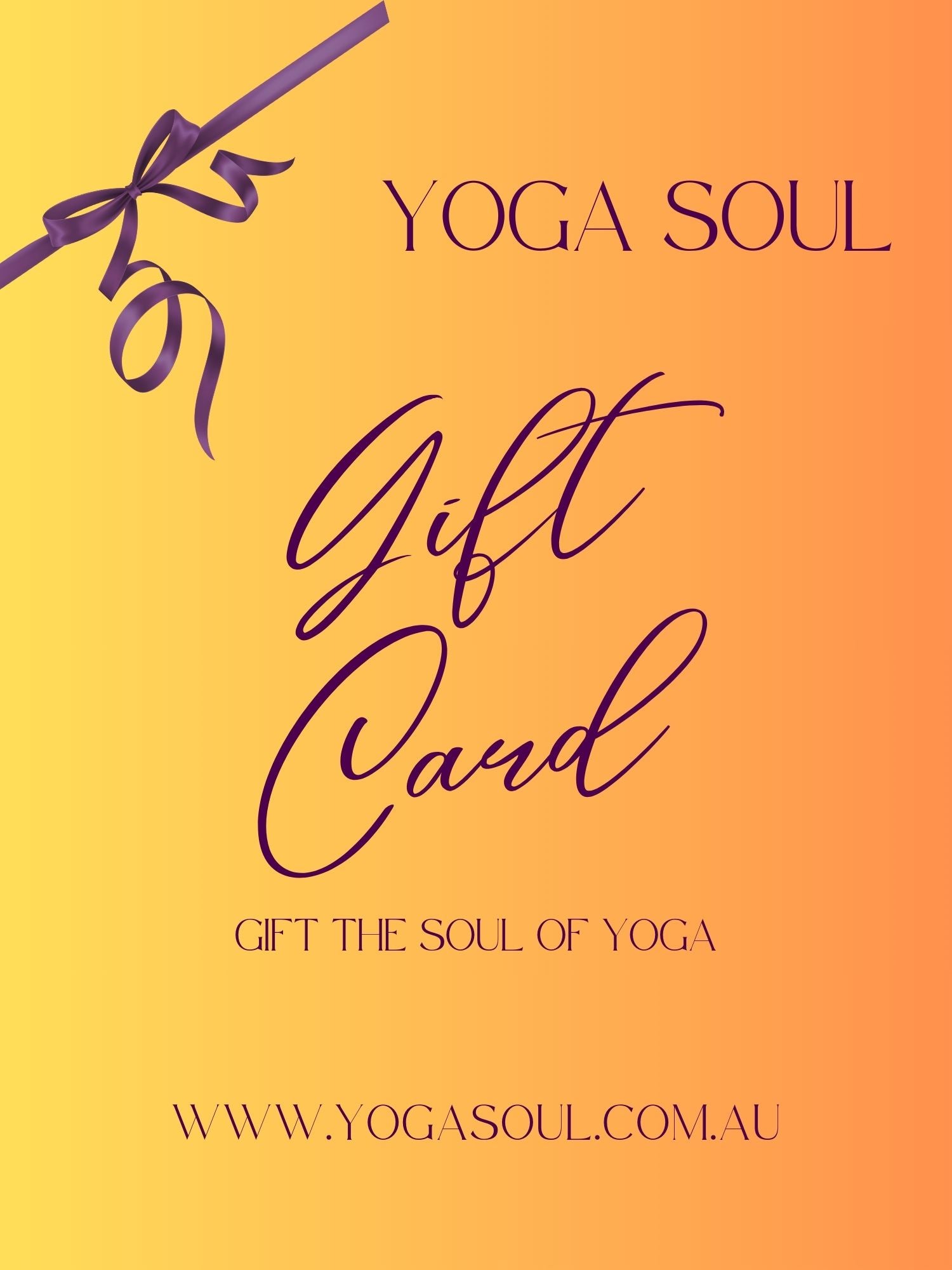 Yoga Soul Gift Card